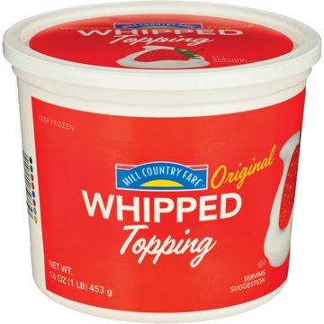 Hill Country Fare Original Whipped Topping, 16 oz