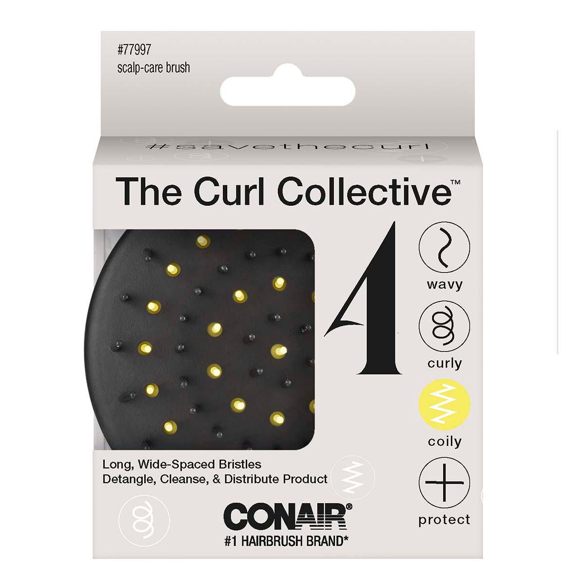 Conair The Curl Collective ScalpCare Brush Shop Hair accessories at HEB