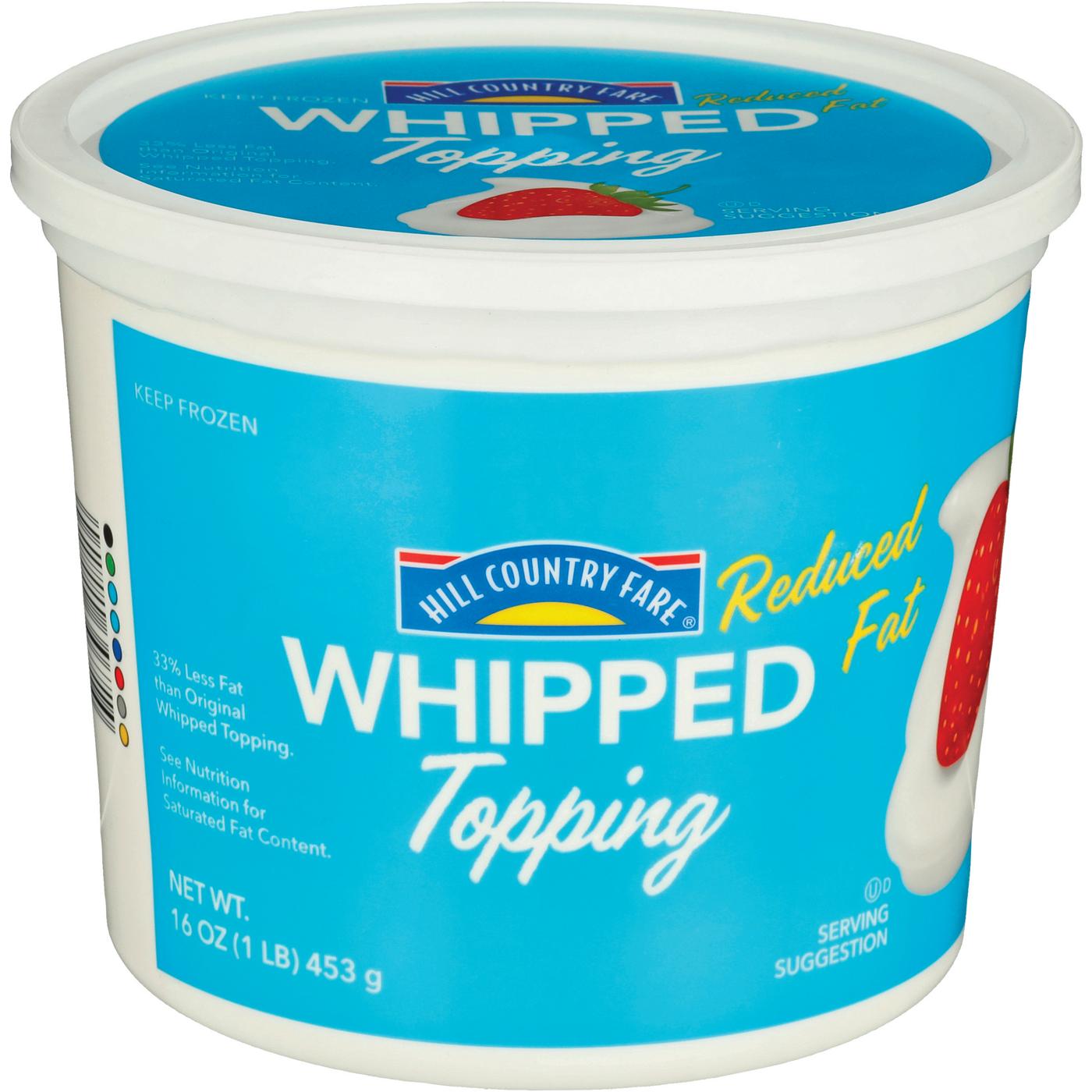 Hill Country Fare Reduced Fat Whipped Topping; image 1 of 2