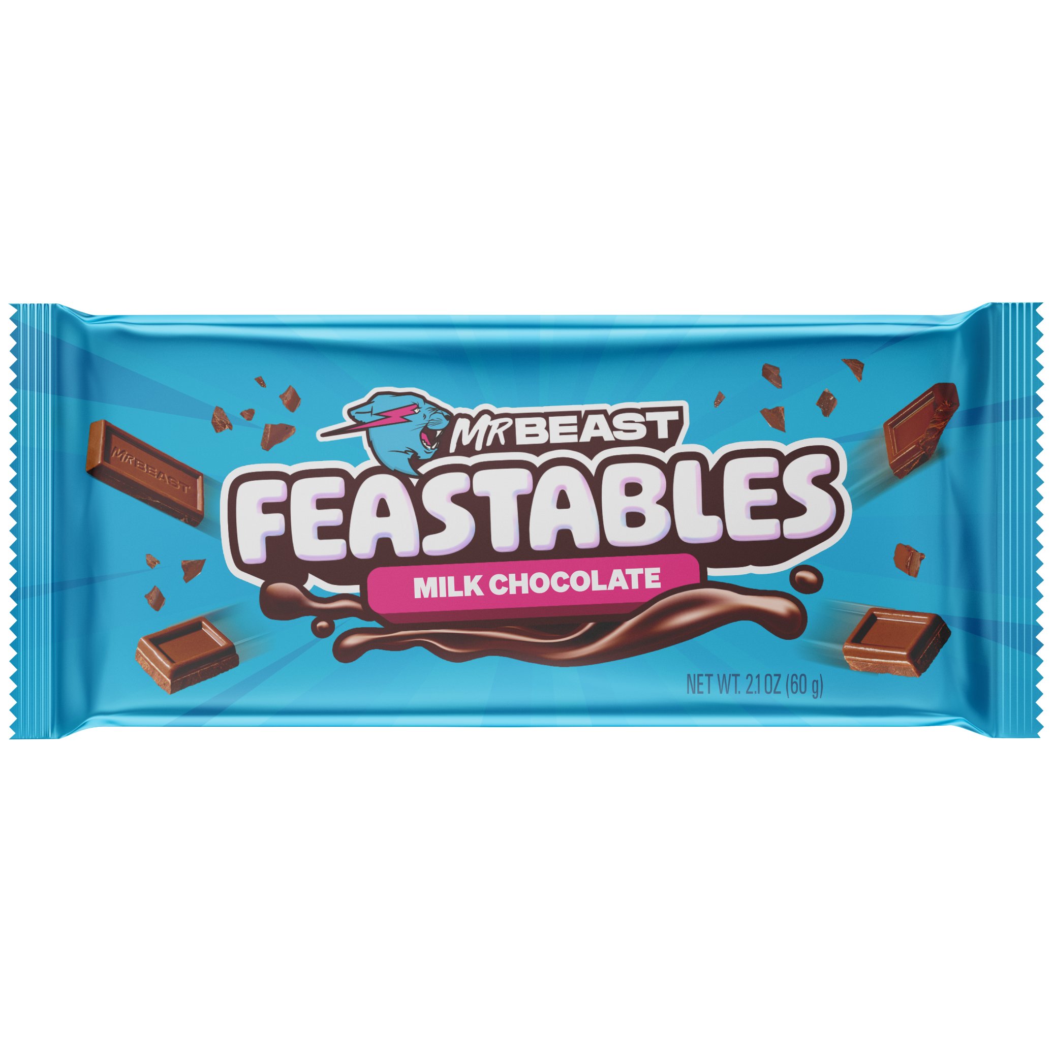 Feastables MrBeast Milk Chocolate Candy Bar, 2.1 oz | Joe V's
