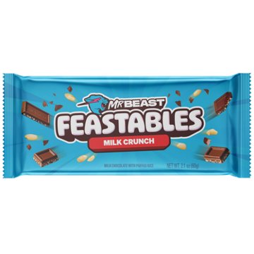 Feastables MrBeast Milk Chocolate Crunch Candy Bar