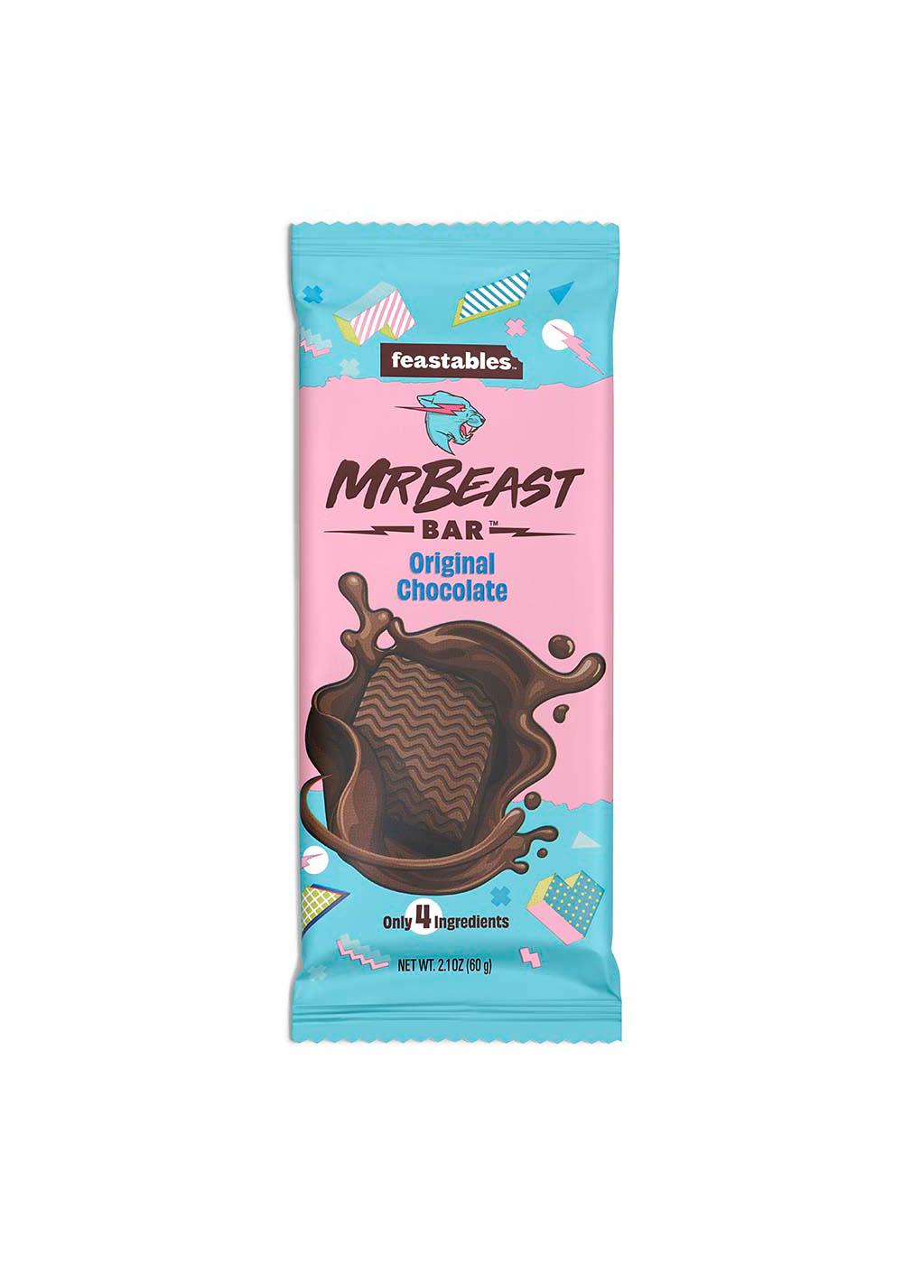 Feastables MrBeast Original Chocolate Bar, 2.1 oz (60g), 1 bar