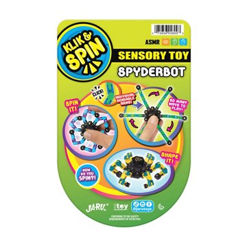 Klik & Spin Spyderbot Sensory Toy