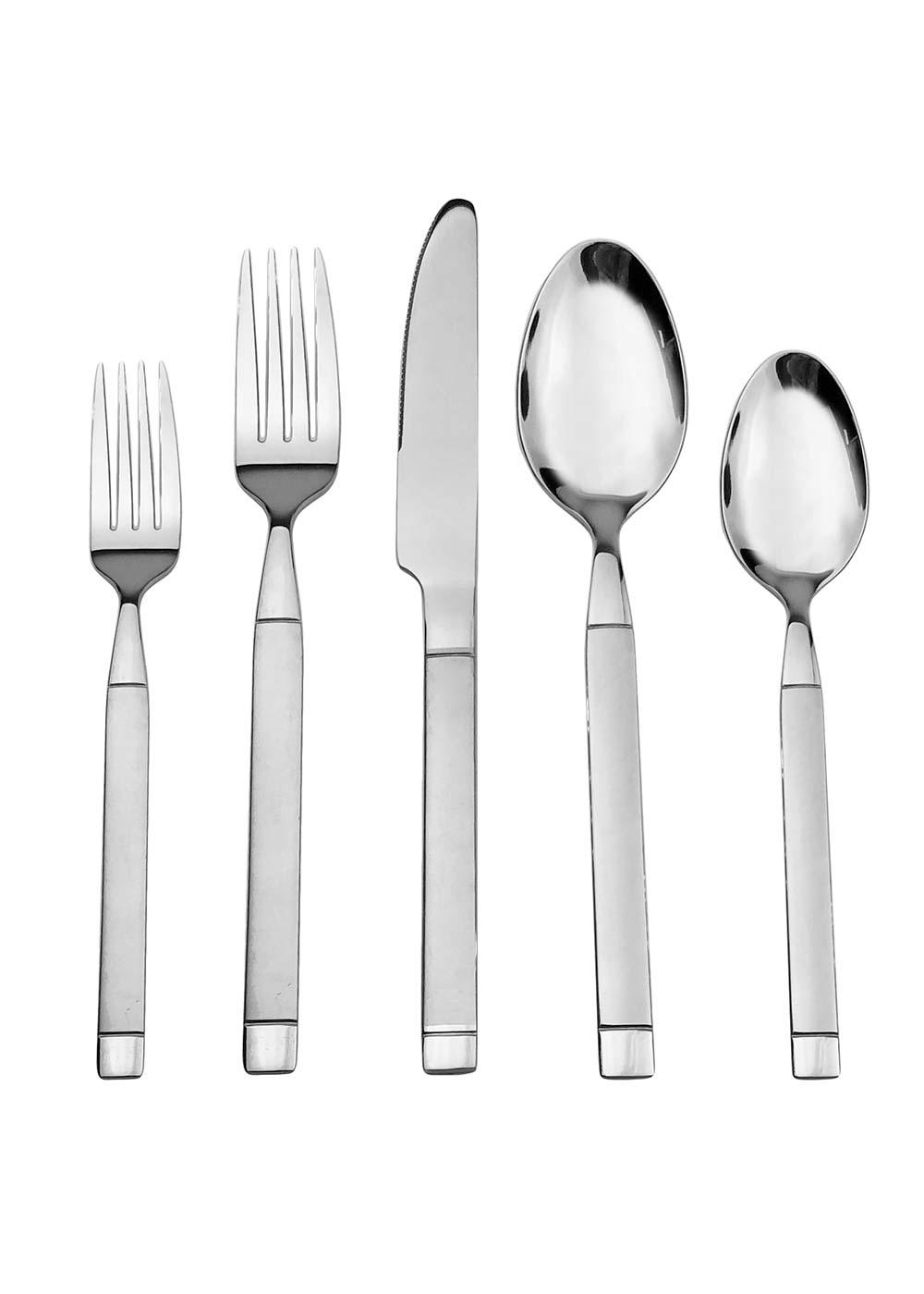 Farberware Fine Stainless Steel Flatware Set with Tray Alexandria