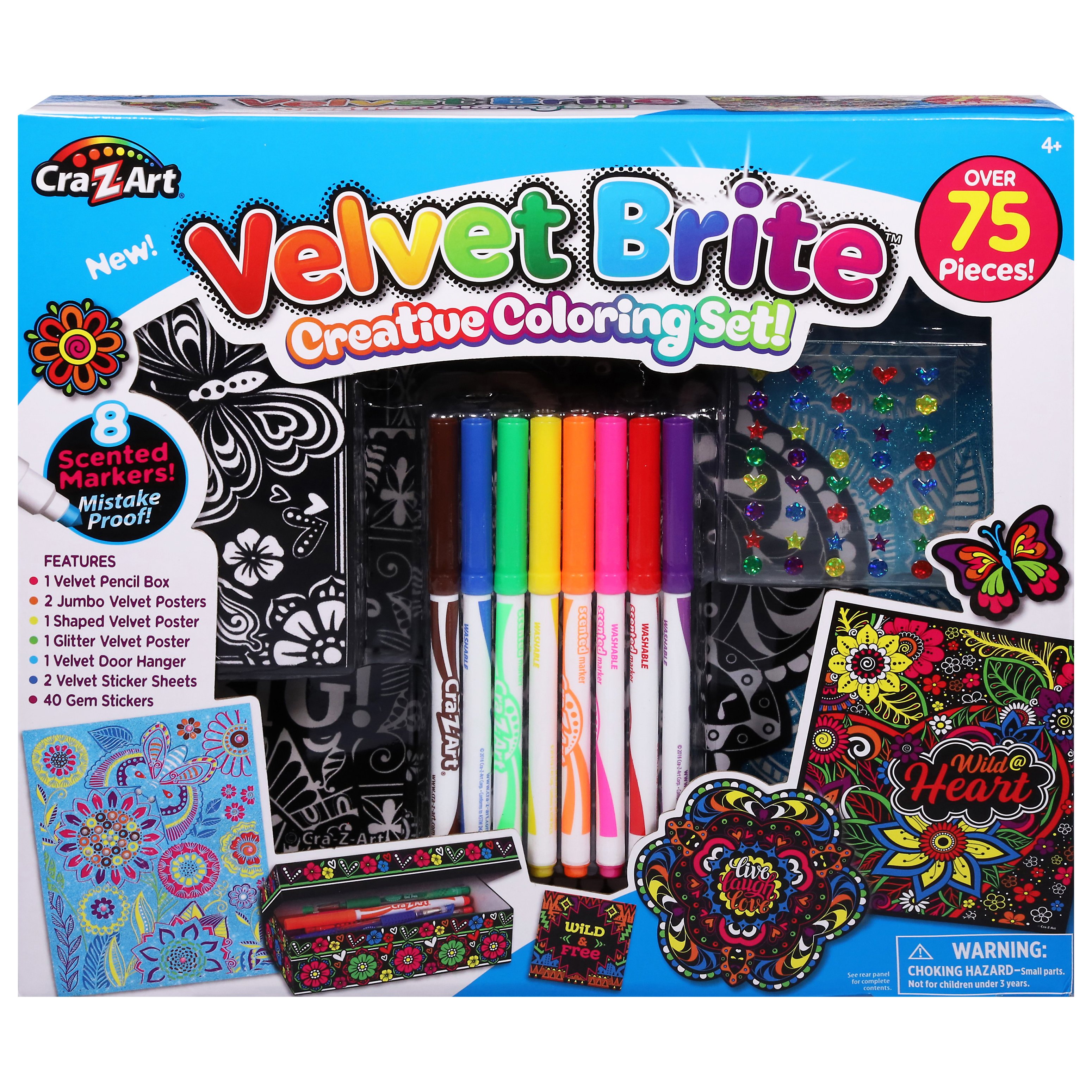 Cra-Z-Art Holiday Gift Child to Adult Timeless Creations Brush Marker Multicolor Coloring Set - Multicolor - 1 Each