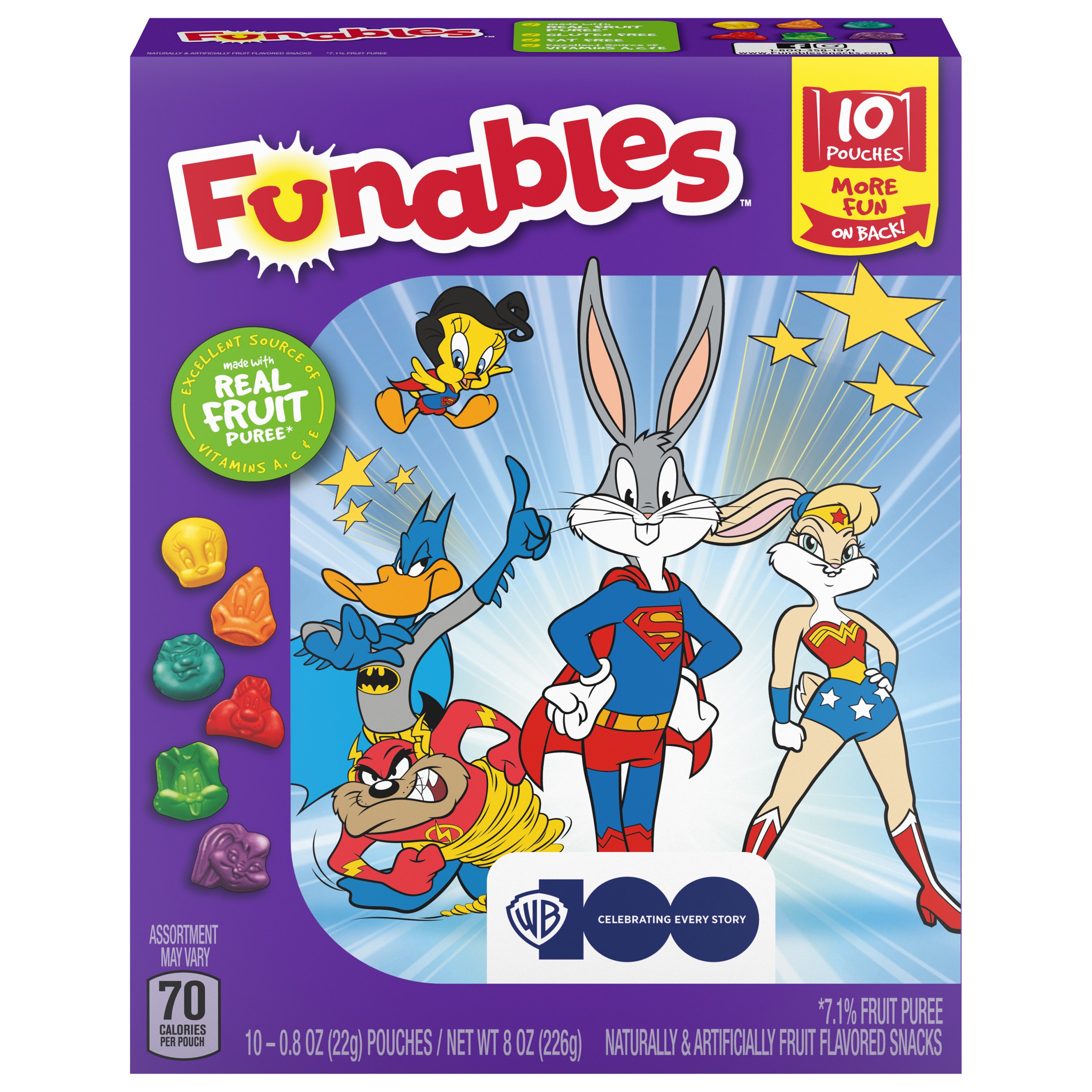 Funables Looney Tunes Fruit Snacks - Shop Fruit Snacks at H-E-B