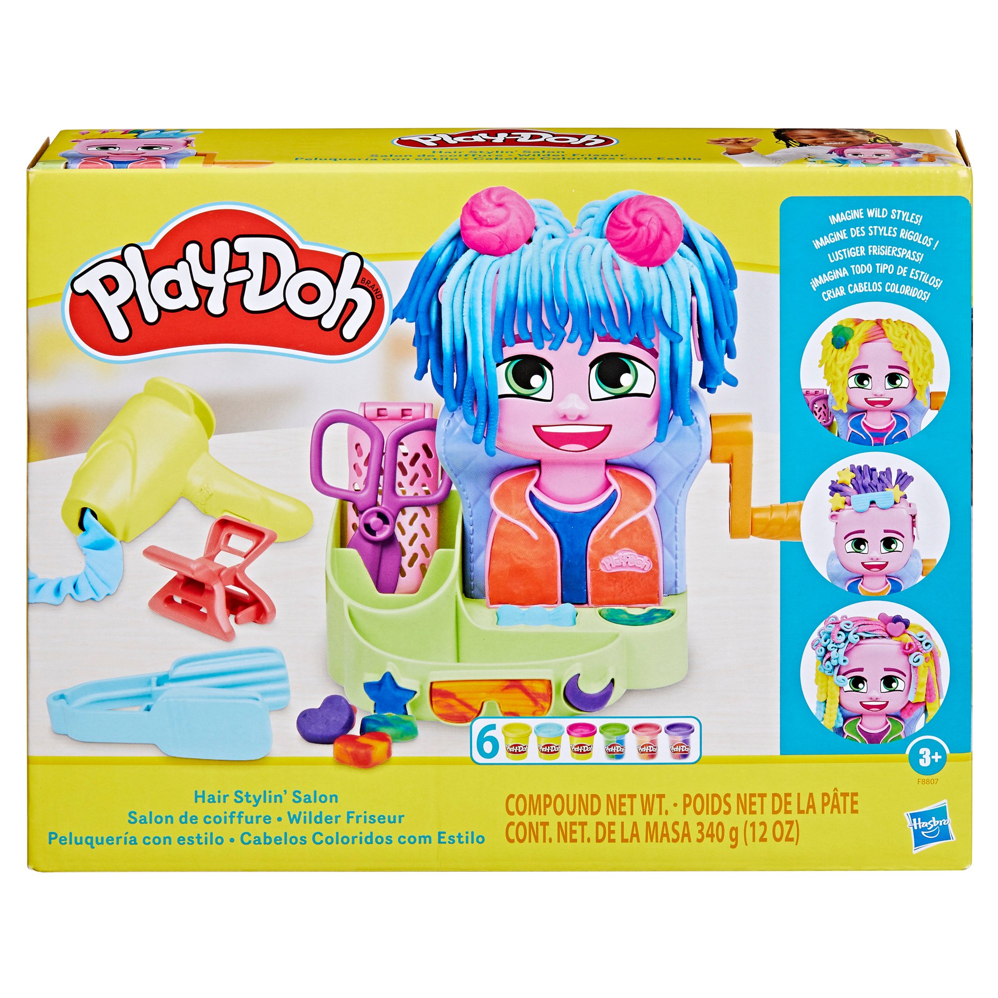 PlayDoh Hair Stylin' Salon Playset Shop Clay at HEB