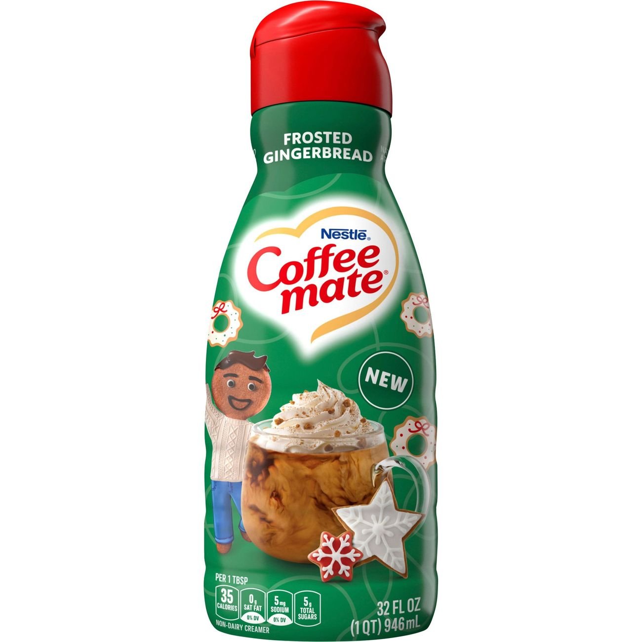Nestle Coffee Mate Frosted Gingerbread Liquid Coffee Creamer Shop