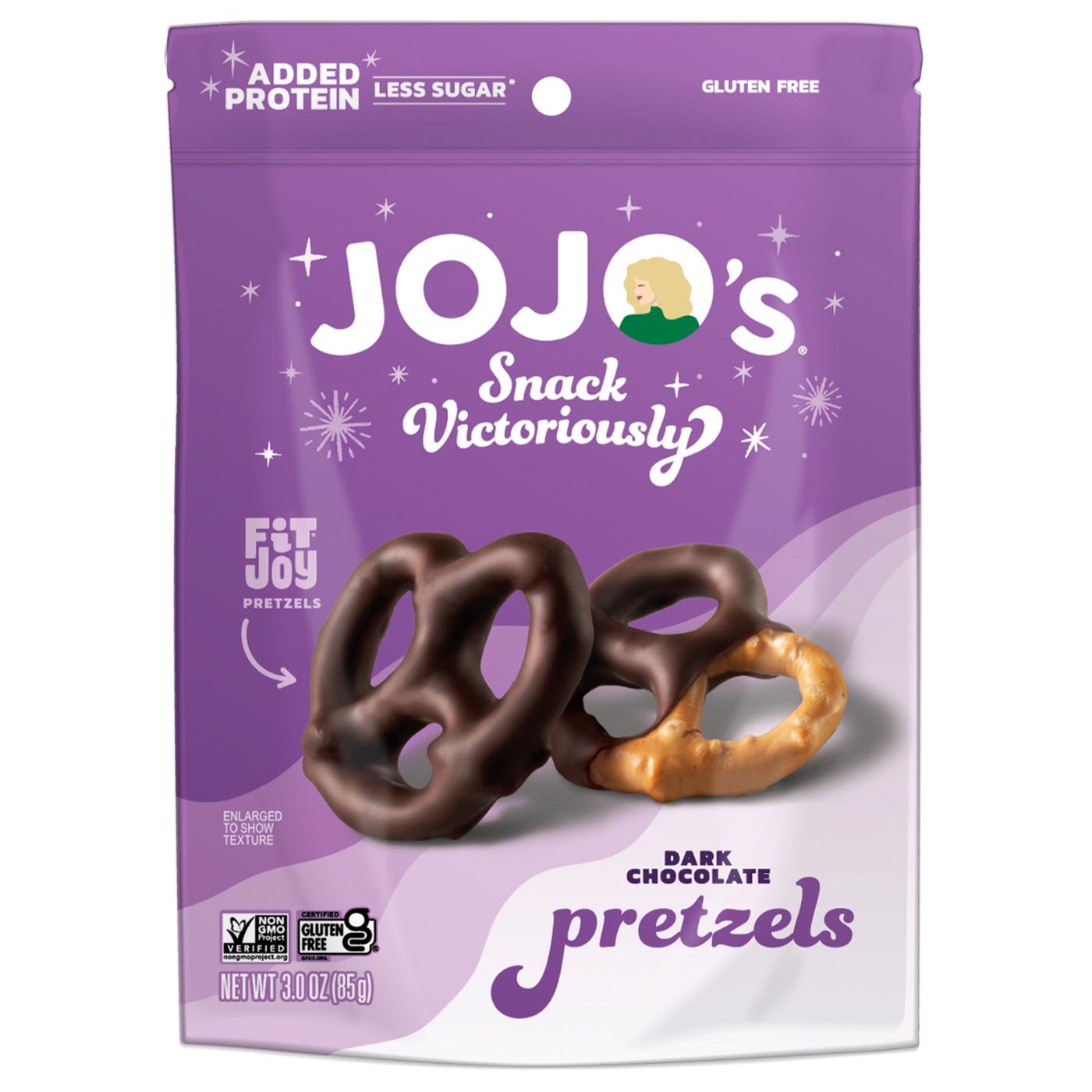 JOJO's Dark Chocolate Covered Pretzels Shop Candy at HEB