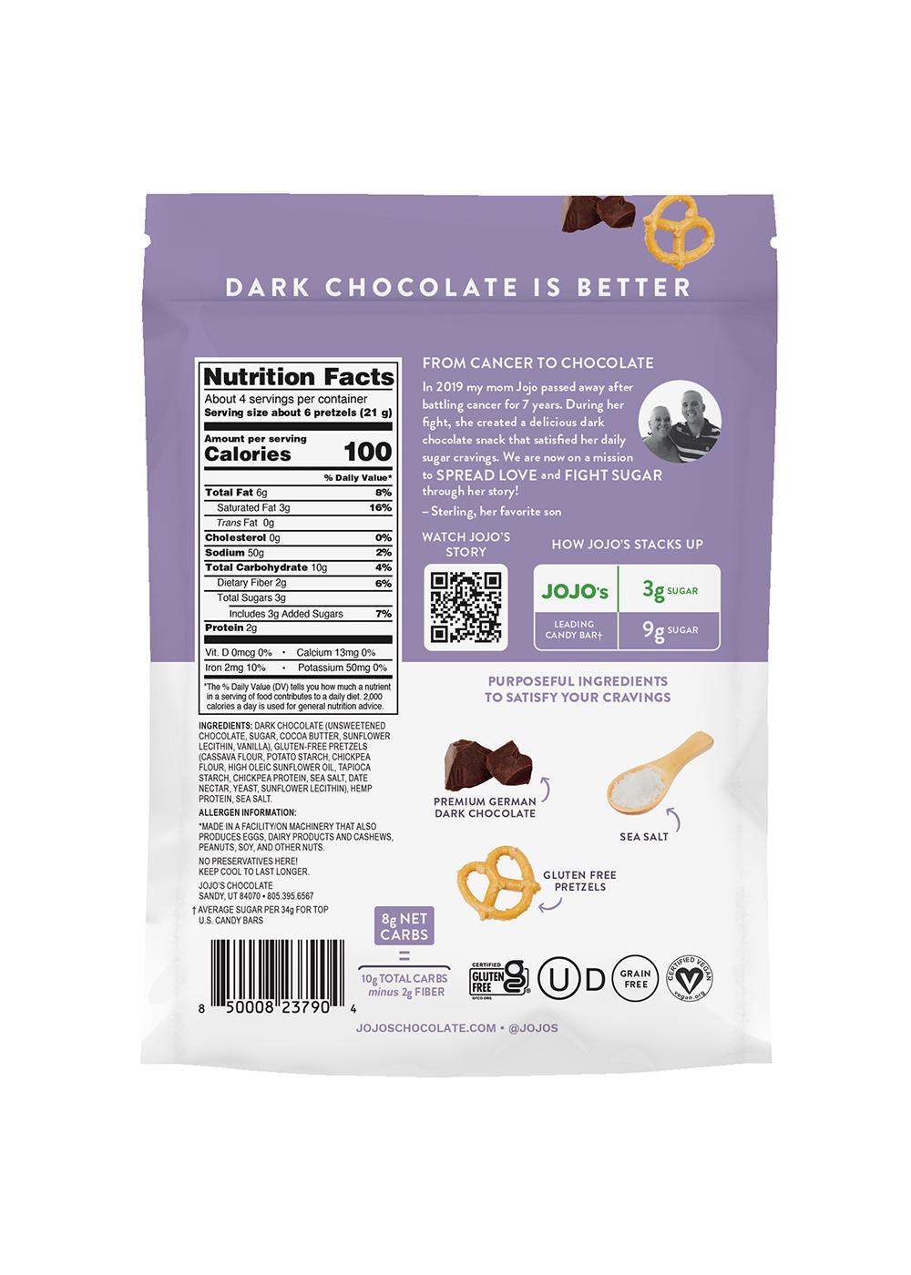 Skinny Girl Nutrition Bar Dark Chocolate Pretzel - Shop Diet & Fitness at  H-E-B