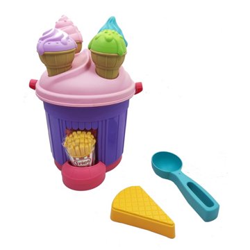Play Fun Ice Cream & Playfood Deluxe Bucket Playset, 13 pc