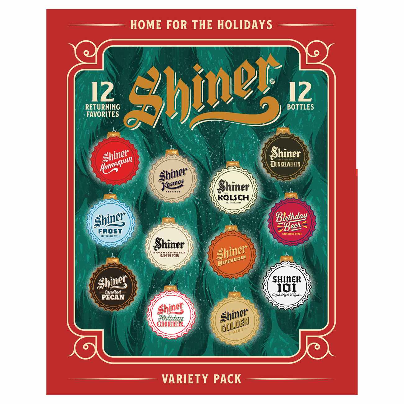 Shiner Home for The Holidays Variety Pack Beer 12 pk Bottles; image 2 of 2