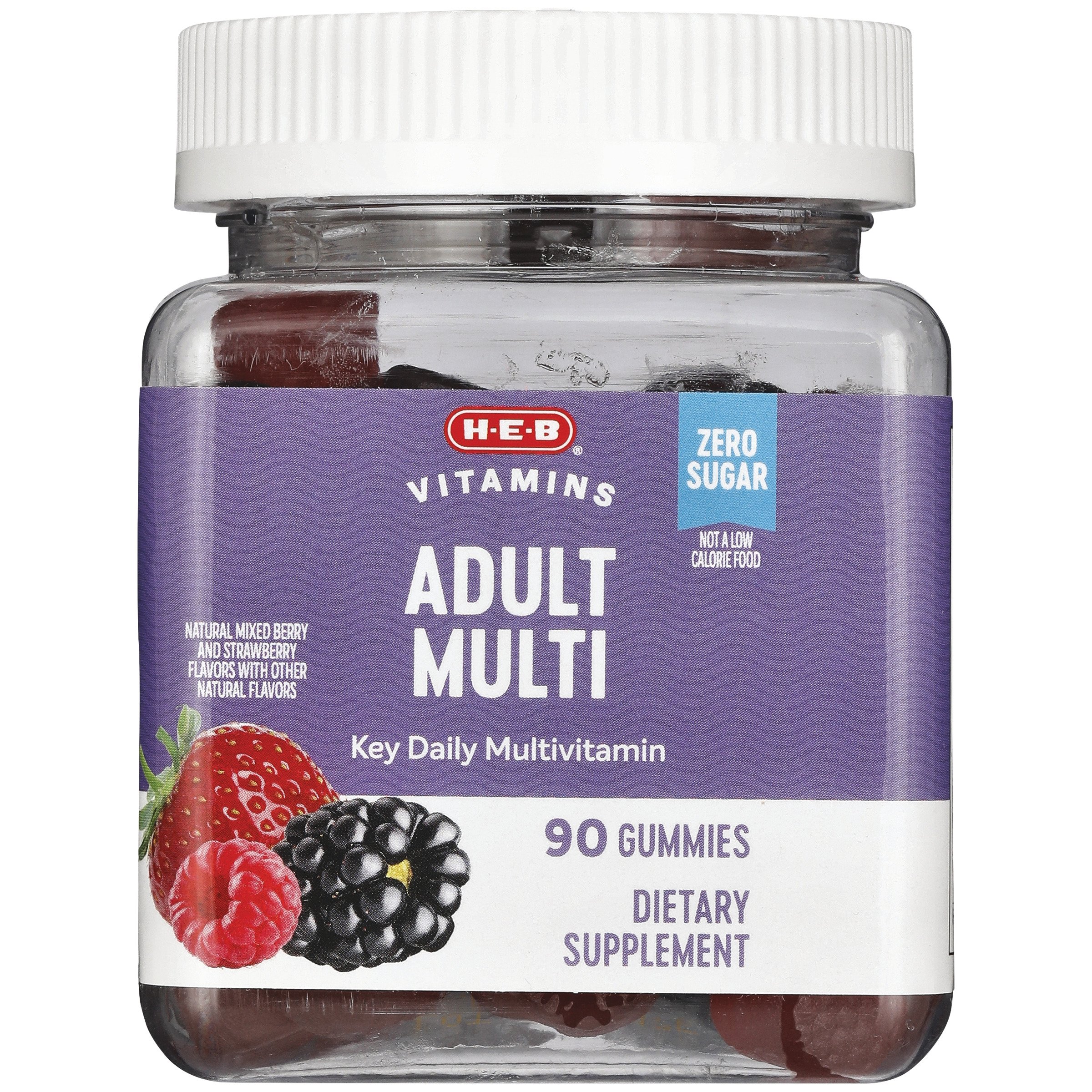 H-E-B Vitamins Zero Sugar Adult Multivitamin Gummies - Shop ...