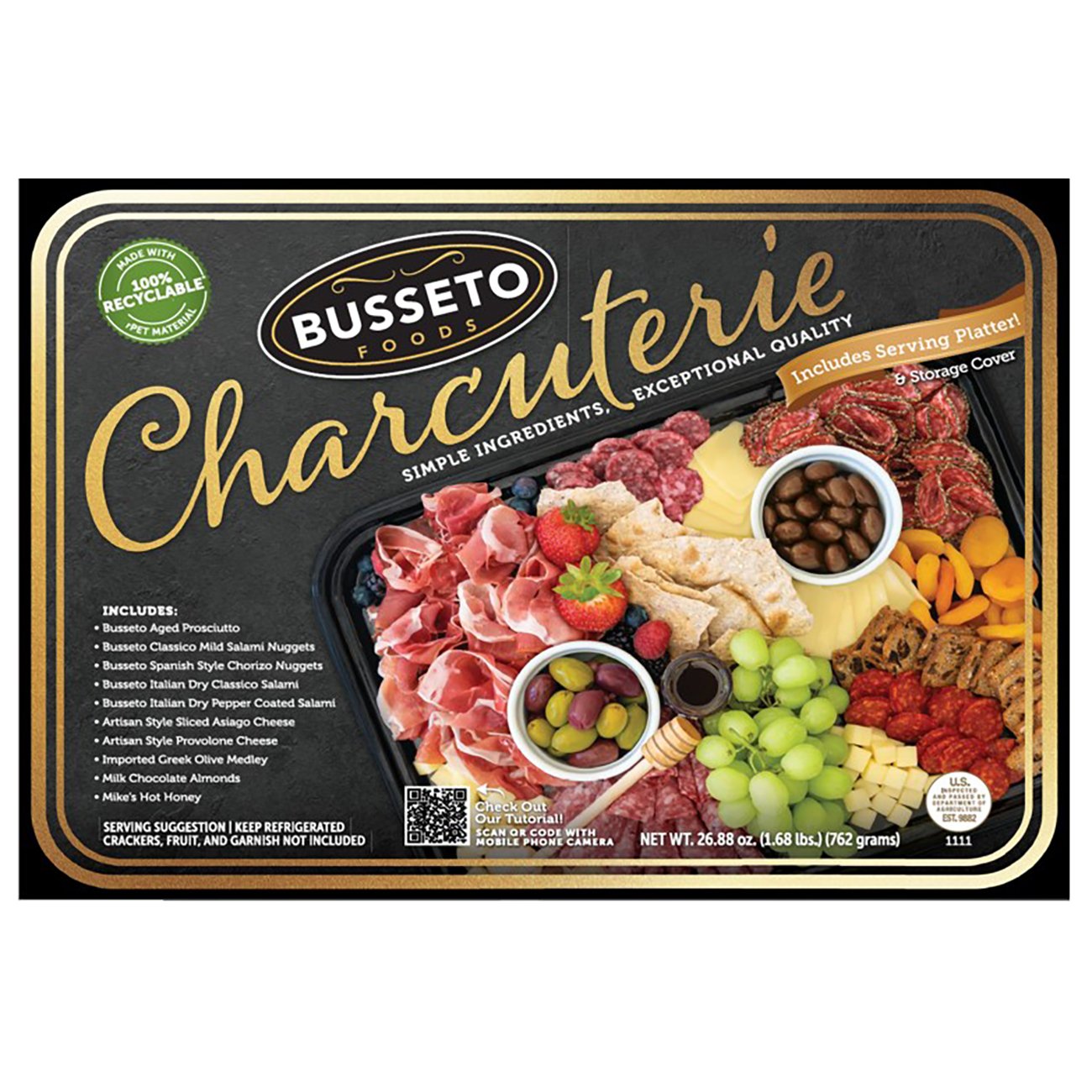 Busseto Charcuterie Tray - Shop Standard Party Trays At H-E-B