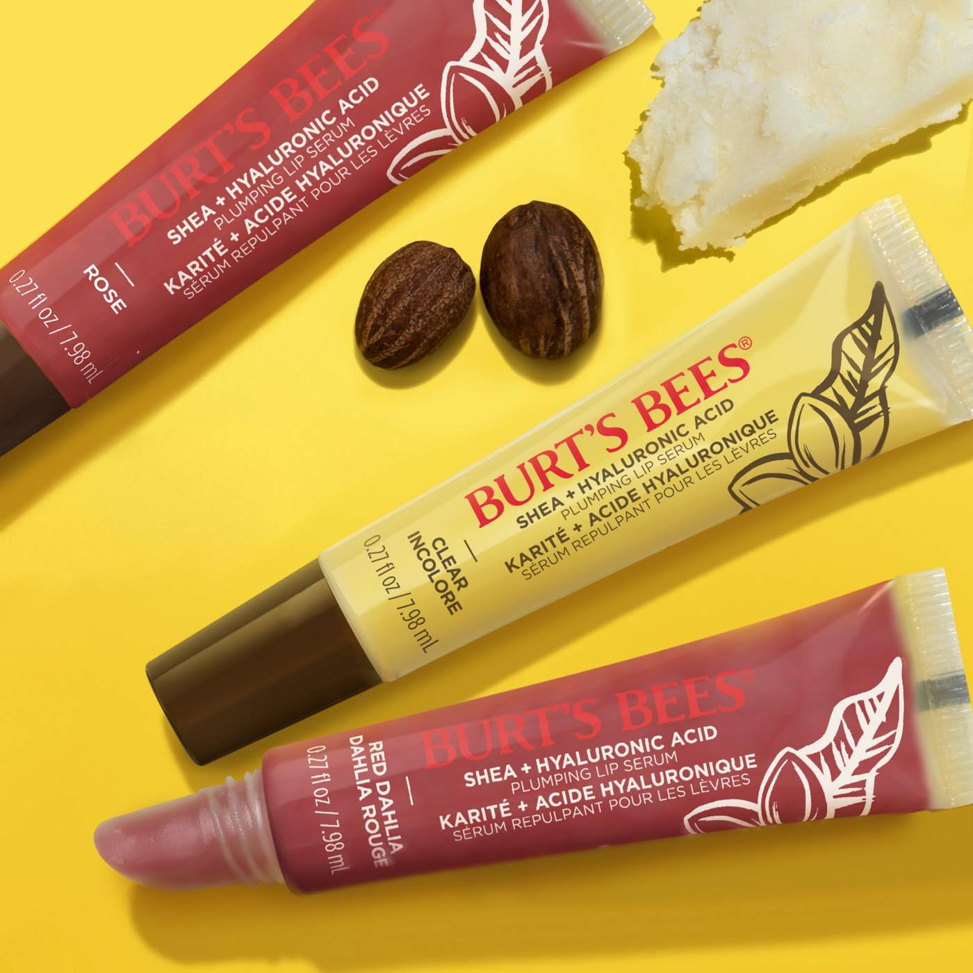 Burt's Bees Shea Plumping Lip Serum - Red Dahlia; image 4 of 10