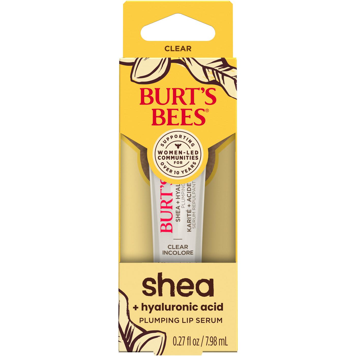 Burt's Bees Shea Plumping Lip Serum - Clear; image 1 of 9