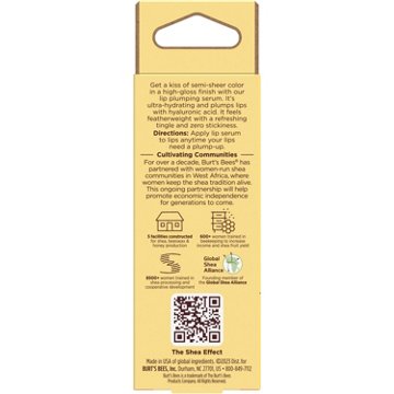 Burt's Bees Shea + Hyaluronic Acid Plumping Lip Serum - Rose