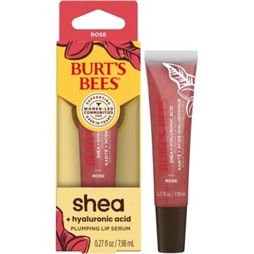 Burt's Bees Shea + Hyaluronic Acid Plumping Lip Serum - Rose