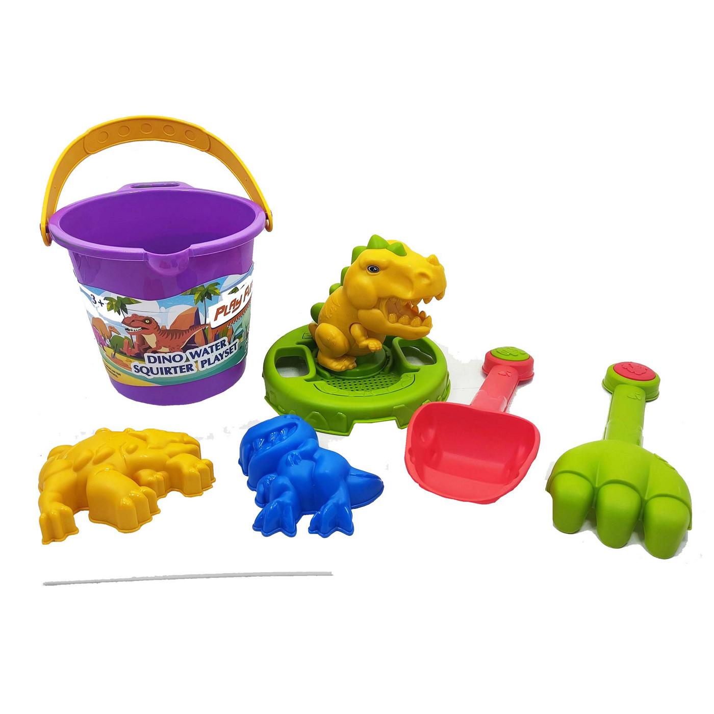 Play Fun Dino Water Squirter Bucket Playset; image 6 of 6
