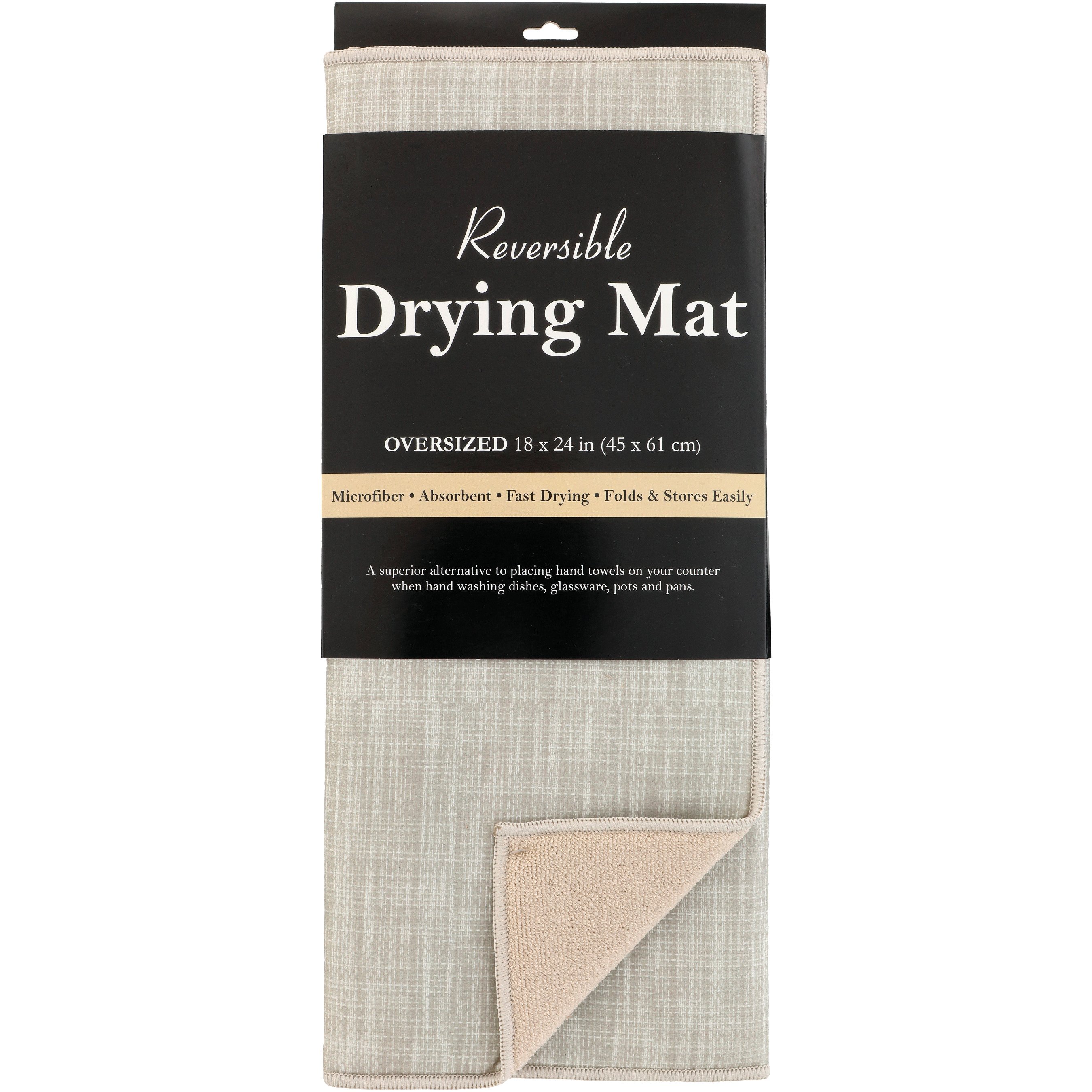 RITZ Reversible Drying Mat - Chambray Tan - Shop Kitchen linens at H-E-B