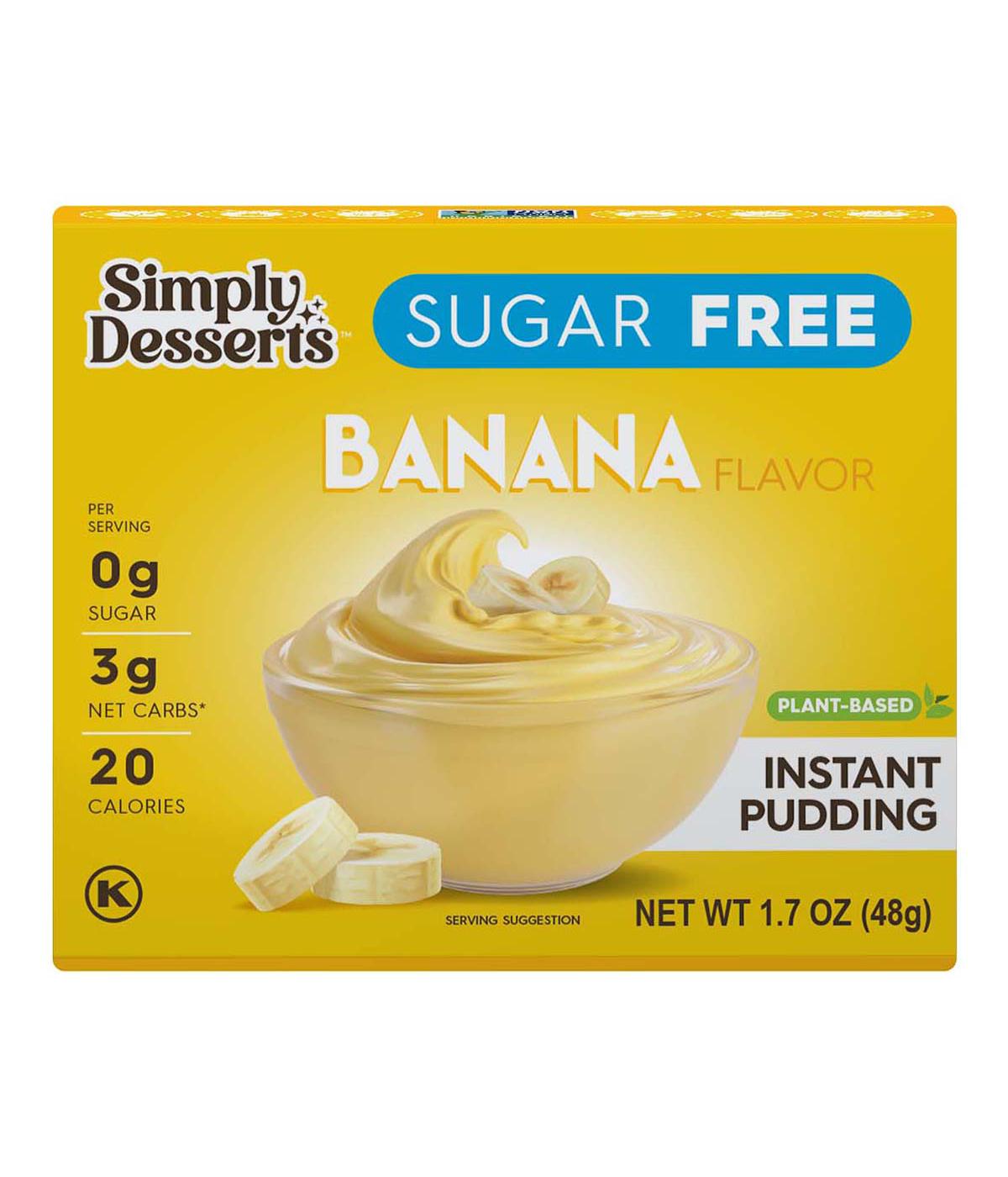 Simply Delish Sugar Free Banana Instant Pudding Mix; image 1 of 2