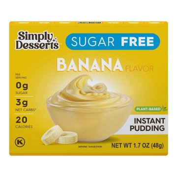 Simply Desserts Sugar Free Banana Instant Pudding Mix, 1.7 oz