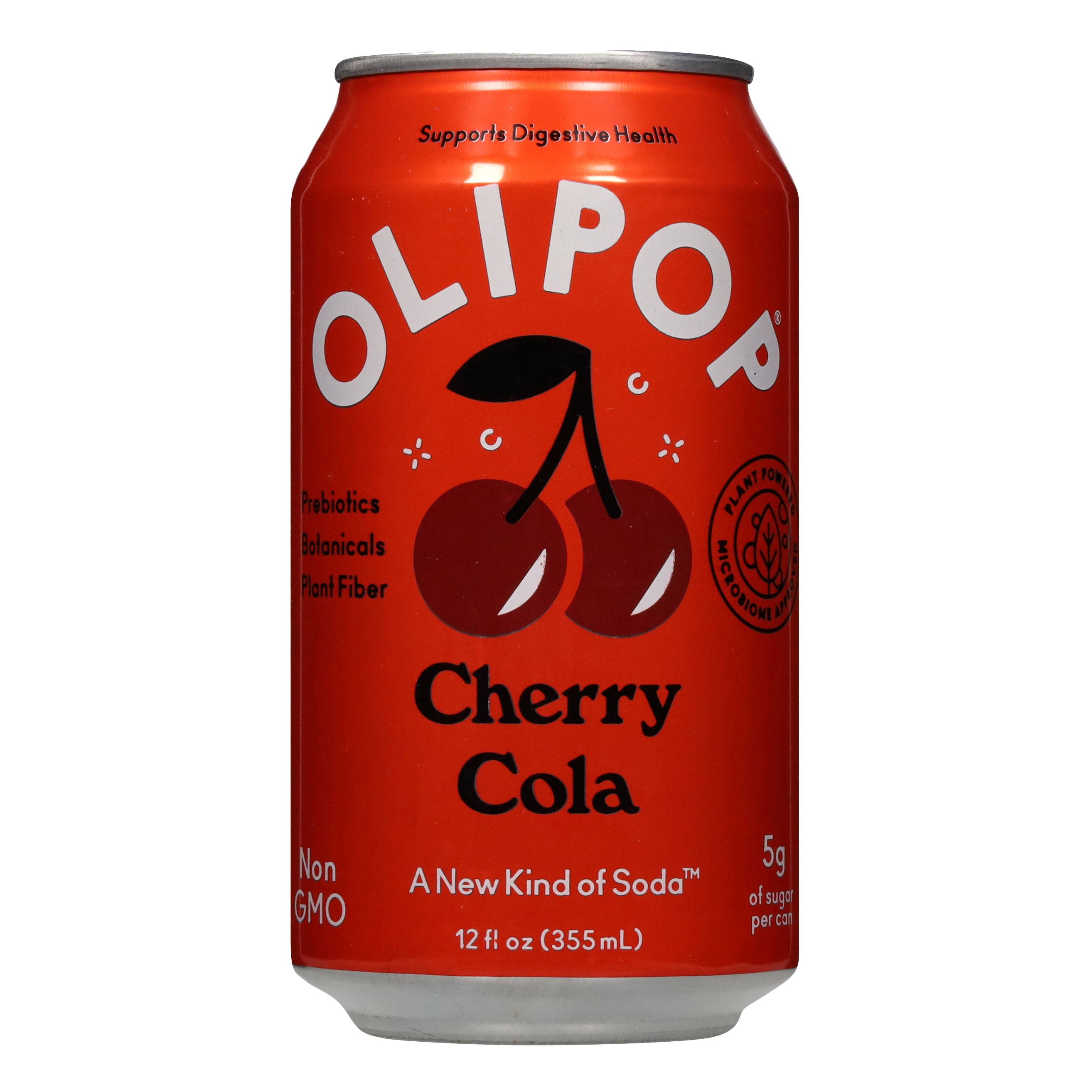 Olipop Cherry Cola Soda - Shop Soda at H-E-B