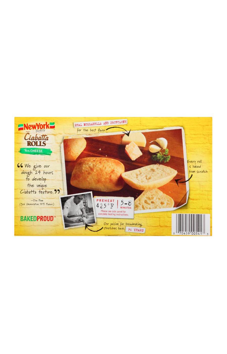 New York Bakery Cheesy Ciabatta Rolls; image 2 of 2