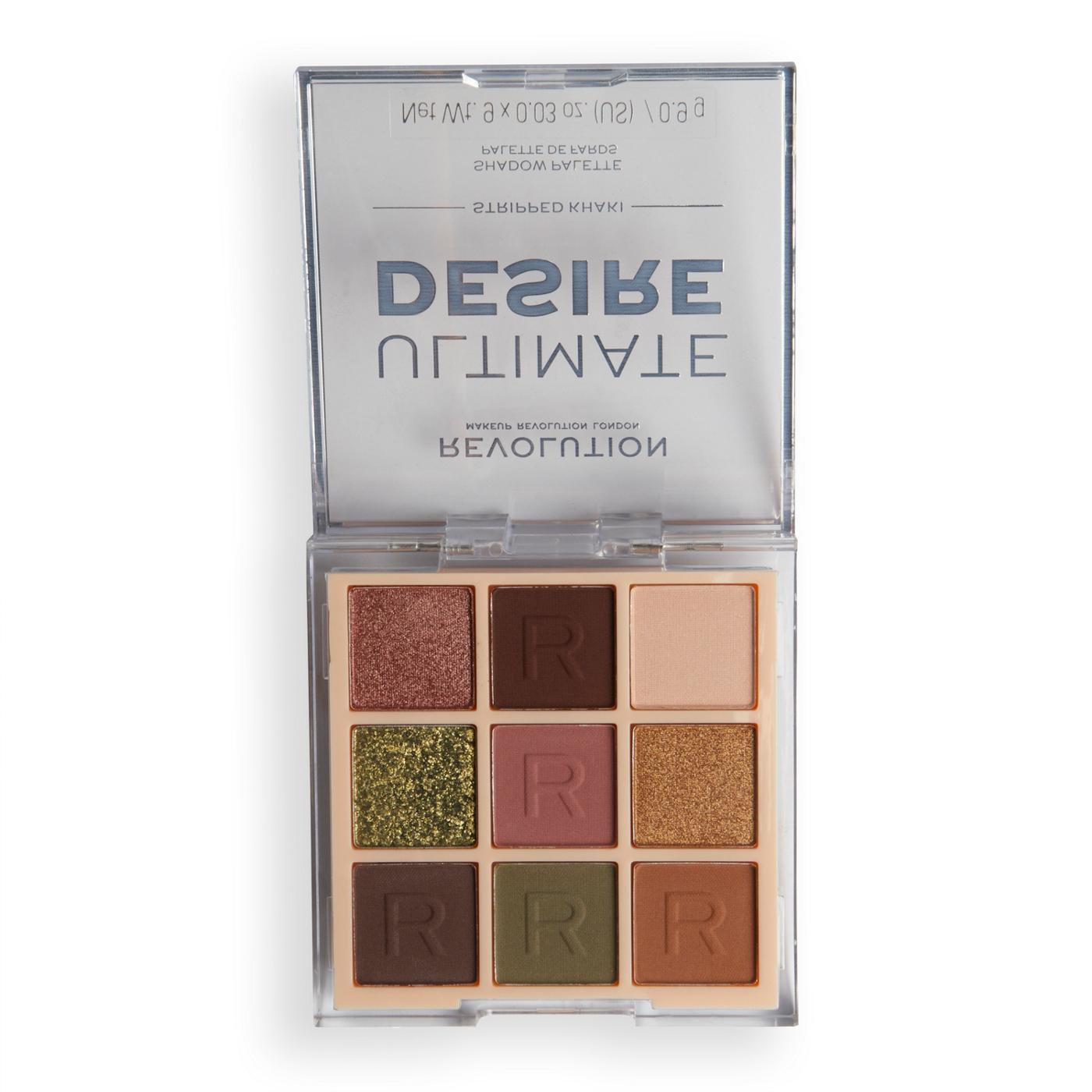 Makeup Revolution Ultimate Desire Shadow Palette - Khaki; image 4 of 5