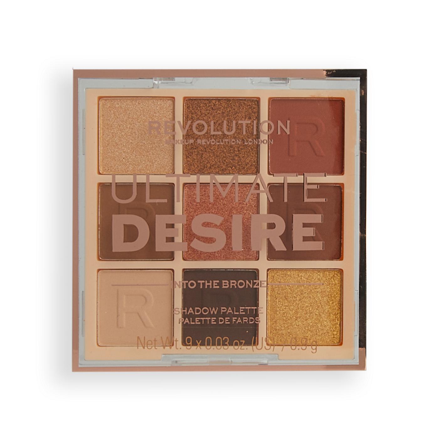 Makeup Revolution Ultimate Desire Shadow Palette - Into the Bronze; image 1 of 5