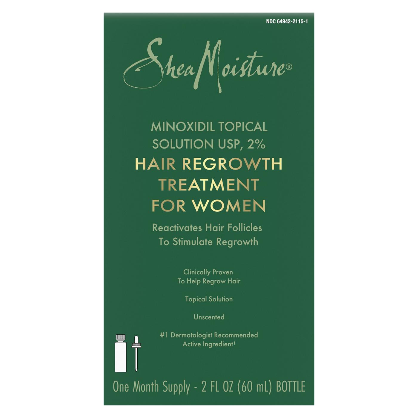 SheaMoisture Hair Regrowth Treatment for Women Minoxidil Topical