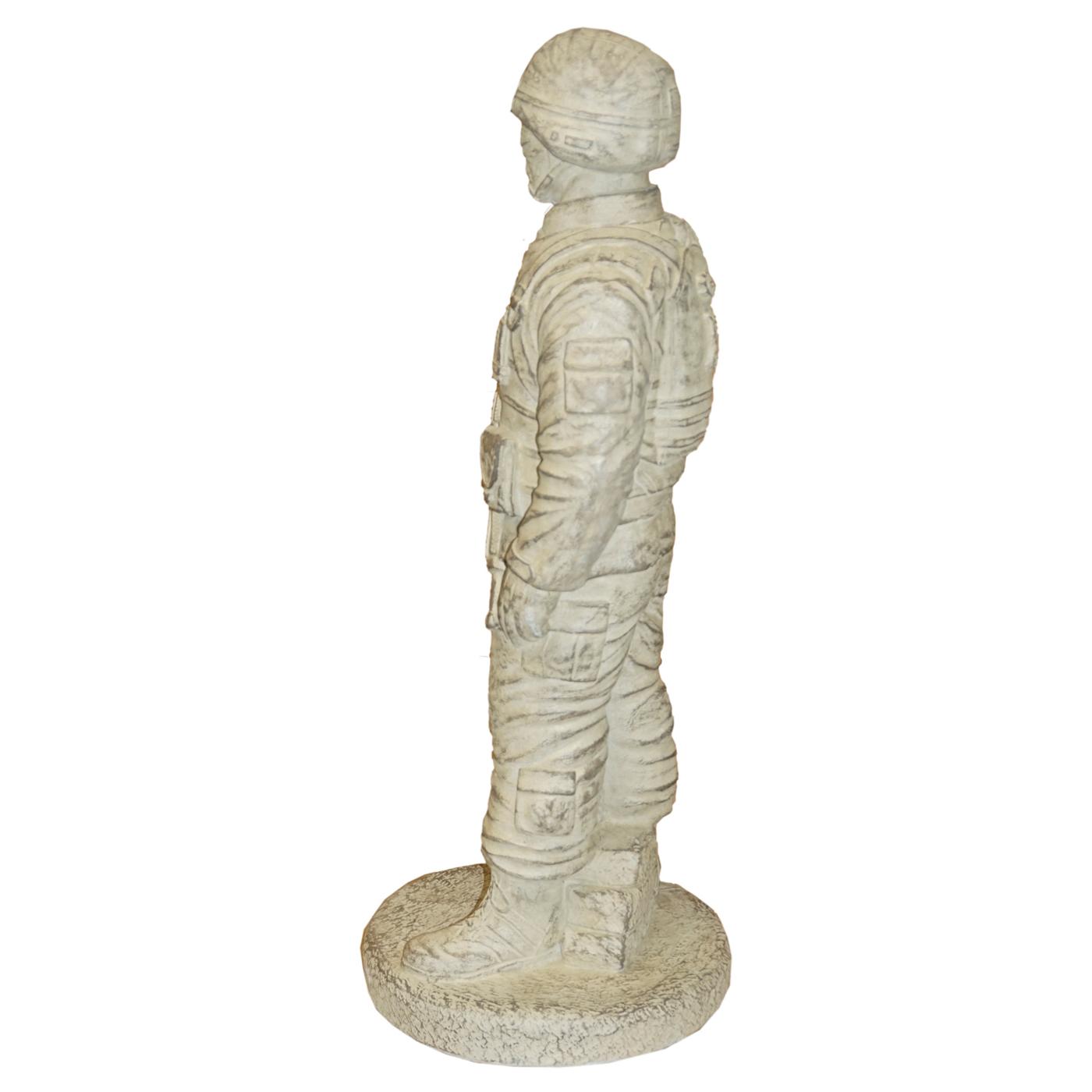 Athens Stonecasting Standing Soldier Concrete Statue Shop Outdoor decor at HEB