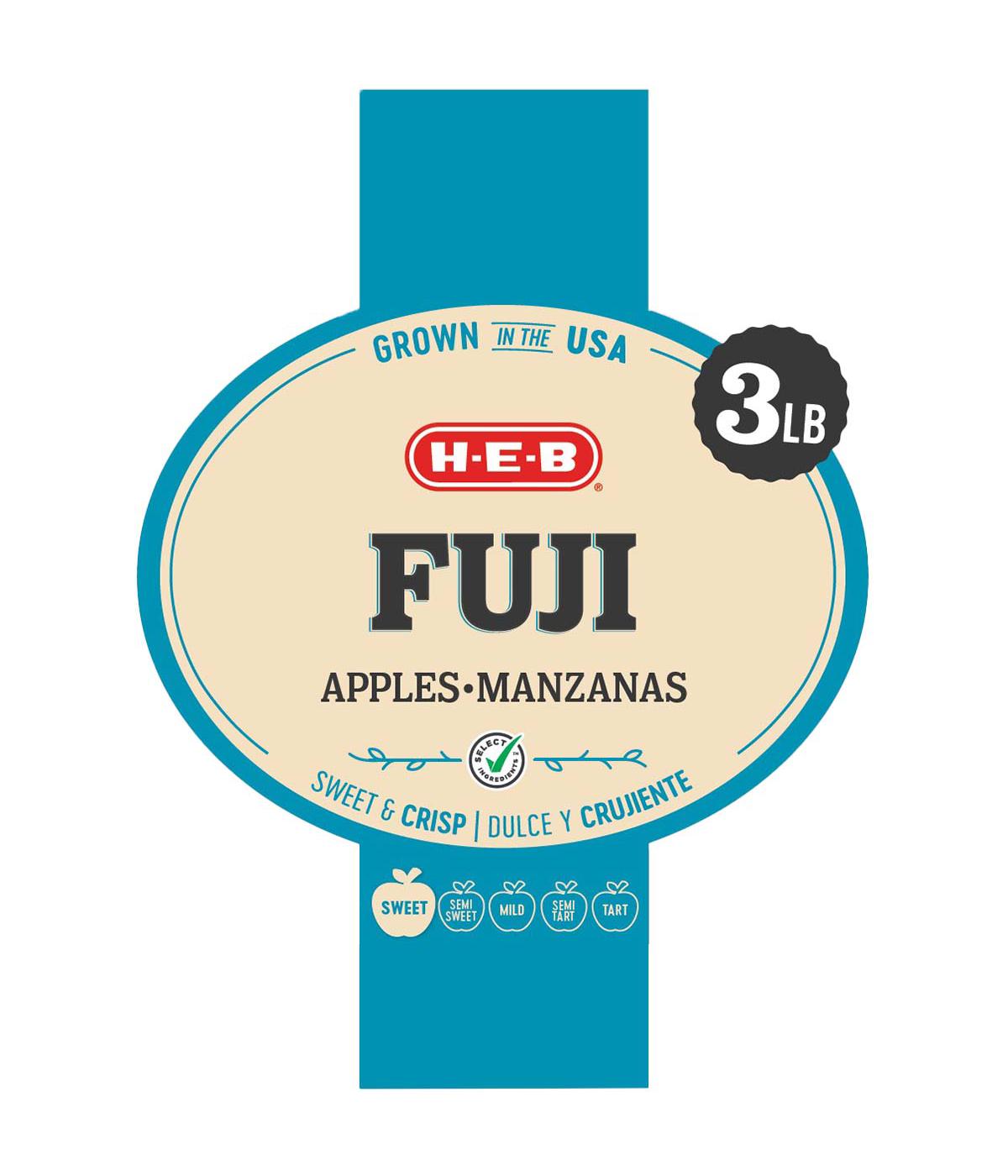 H-E-B Fresh Fuji Apples; image 2 of 2