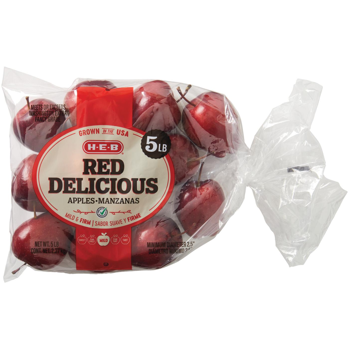 H-E-B Fresh Red Delicious Apples; image 1 of 2