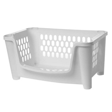 Starplast Stacking Bin - White