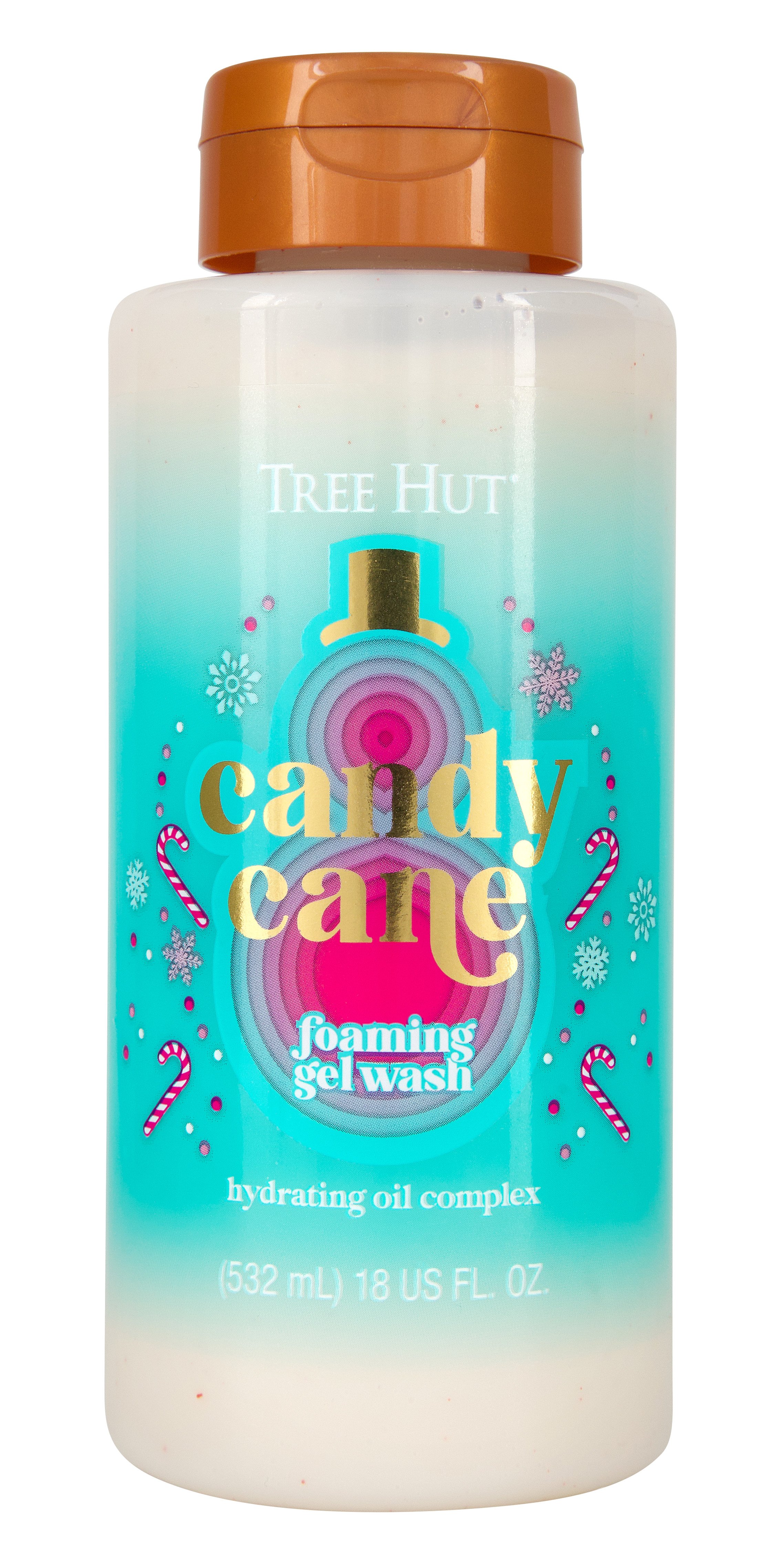 Tree Hut Candy Cane Foaming Gel Wash Shop Body wash at HEB