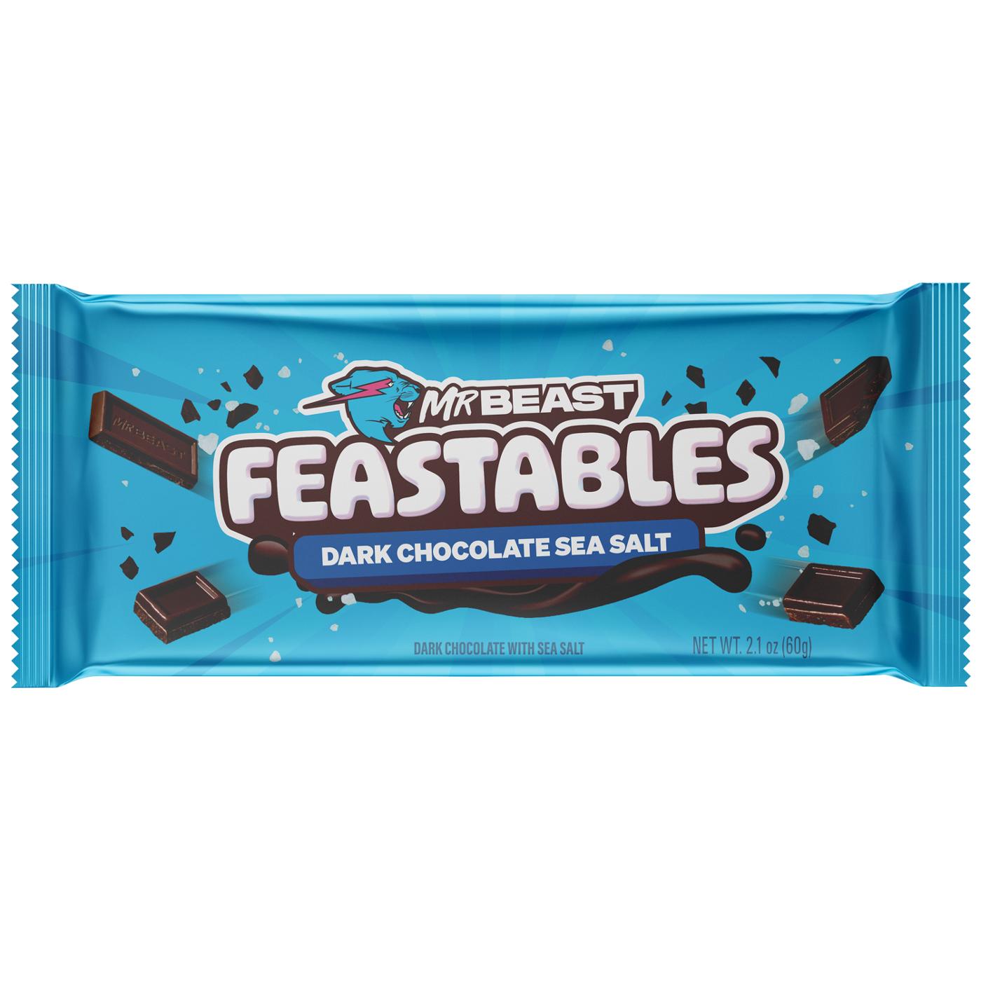 Feastables MrBeast Dark Chocolate Sea Salt Candy Bar; image 1 of 2