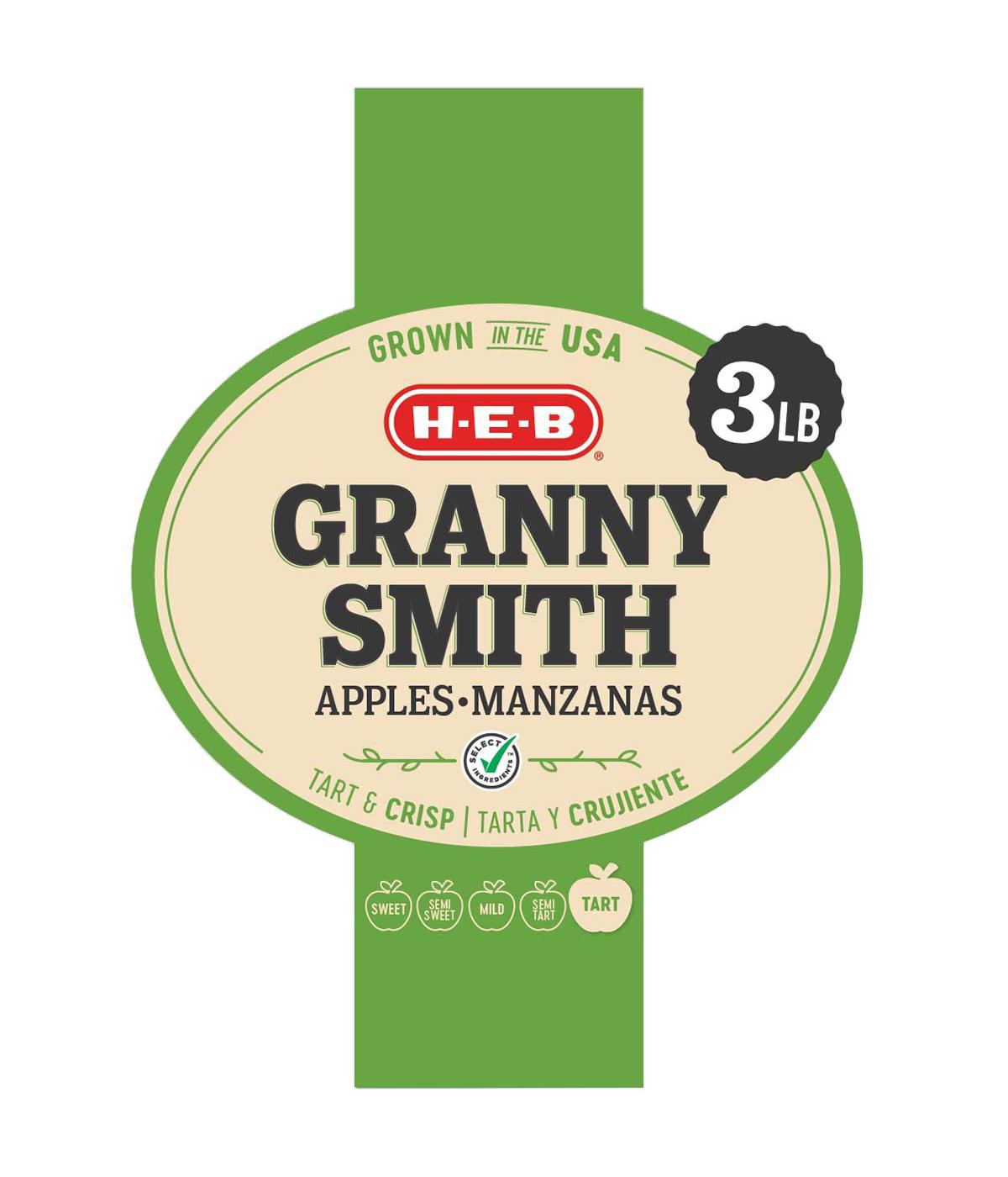 Fresh Organic Granny Smith Apples - Shop Apples at H-E-B