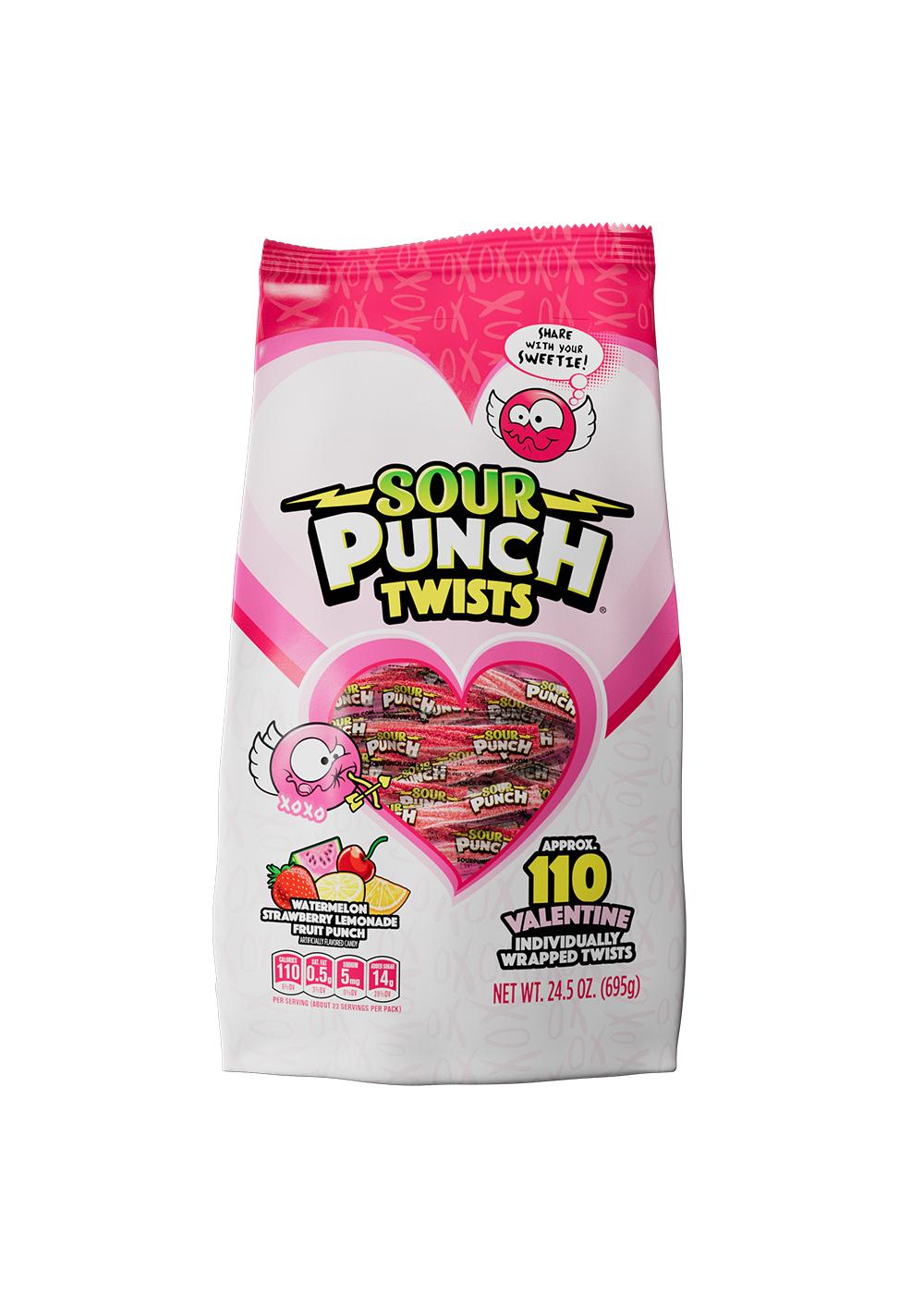 Sour Punch Twists Valentine's Candy; image 1 of 2