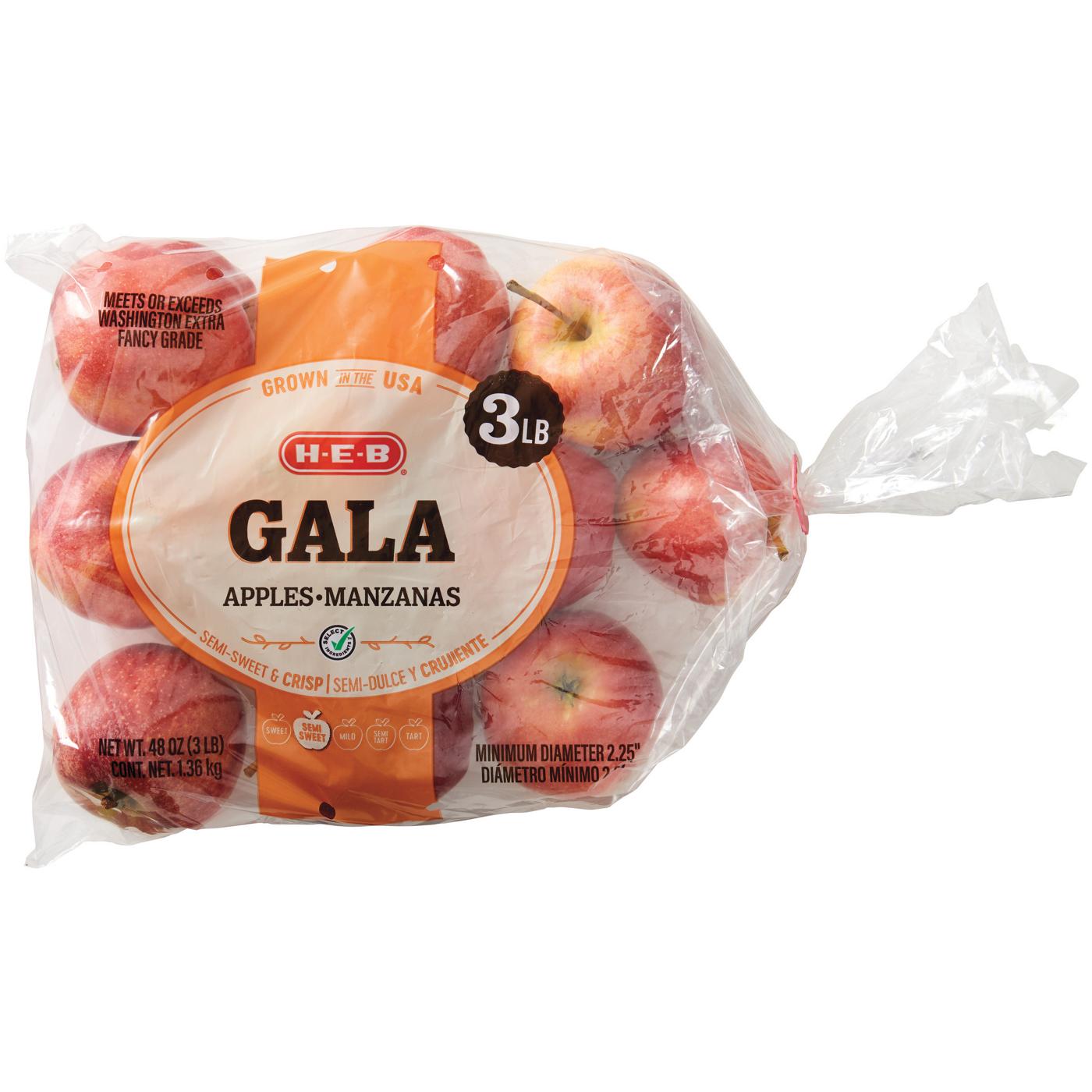 H-E-B Fresh Gala Apples; image 1 of 2