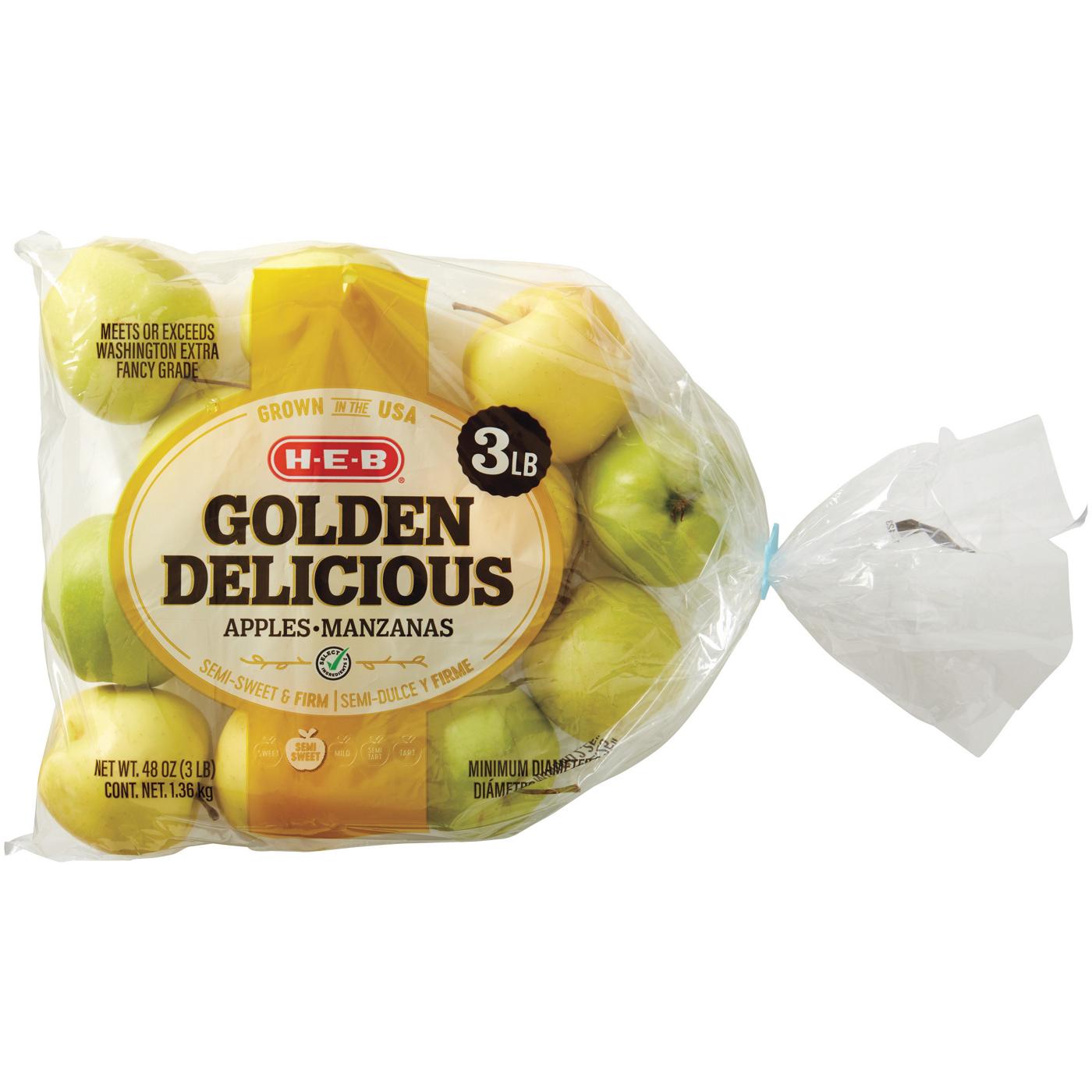 H-E-B Fresh Golden Delicious Apples; image 1 of 2