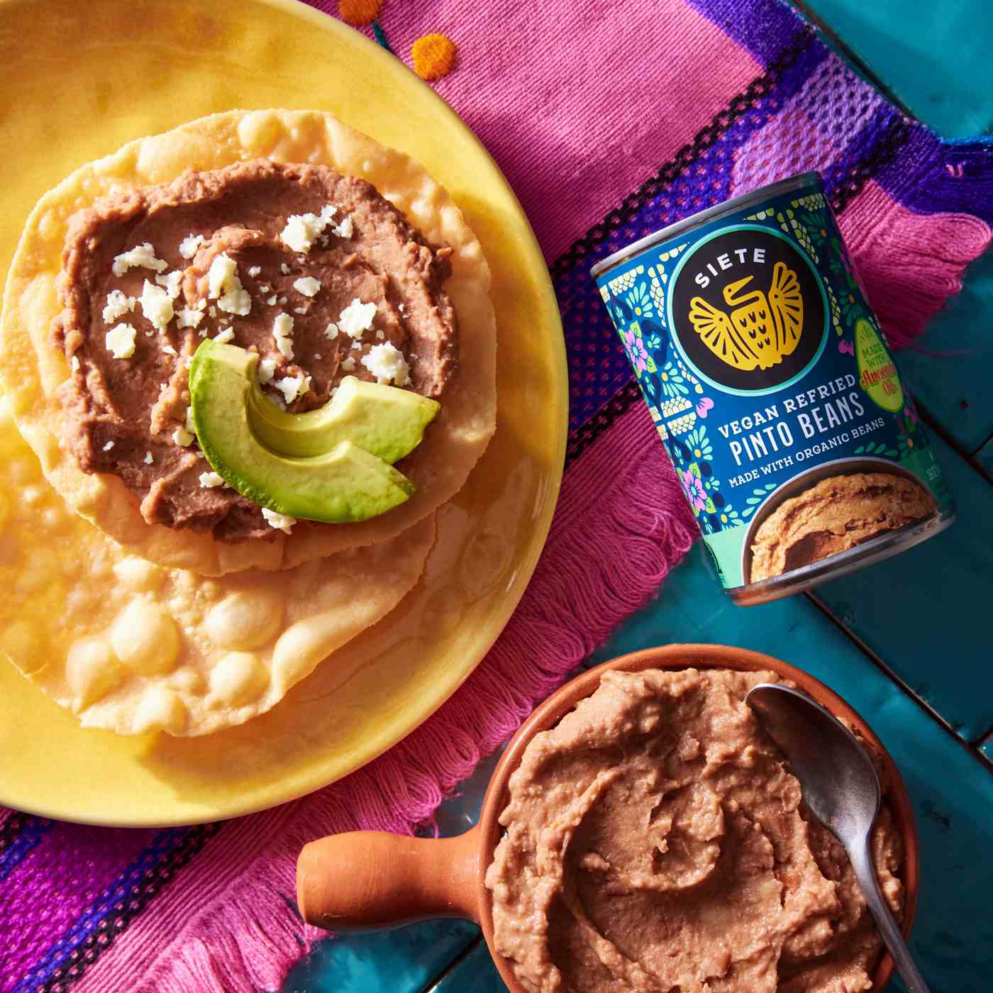 Siete Vegan Refried Pinto Beans; image 3 of 7