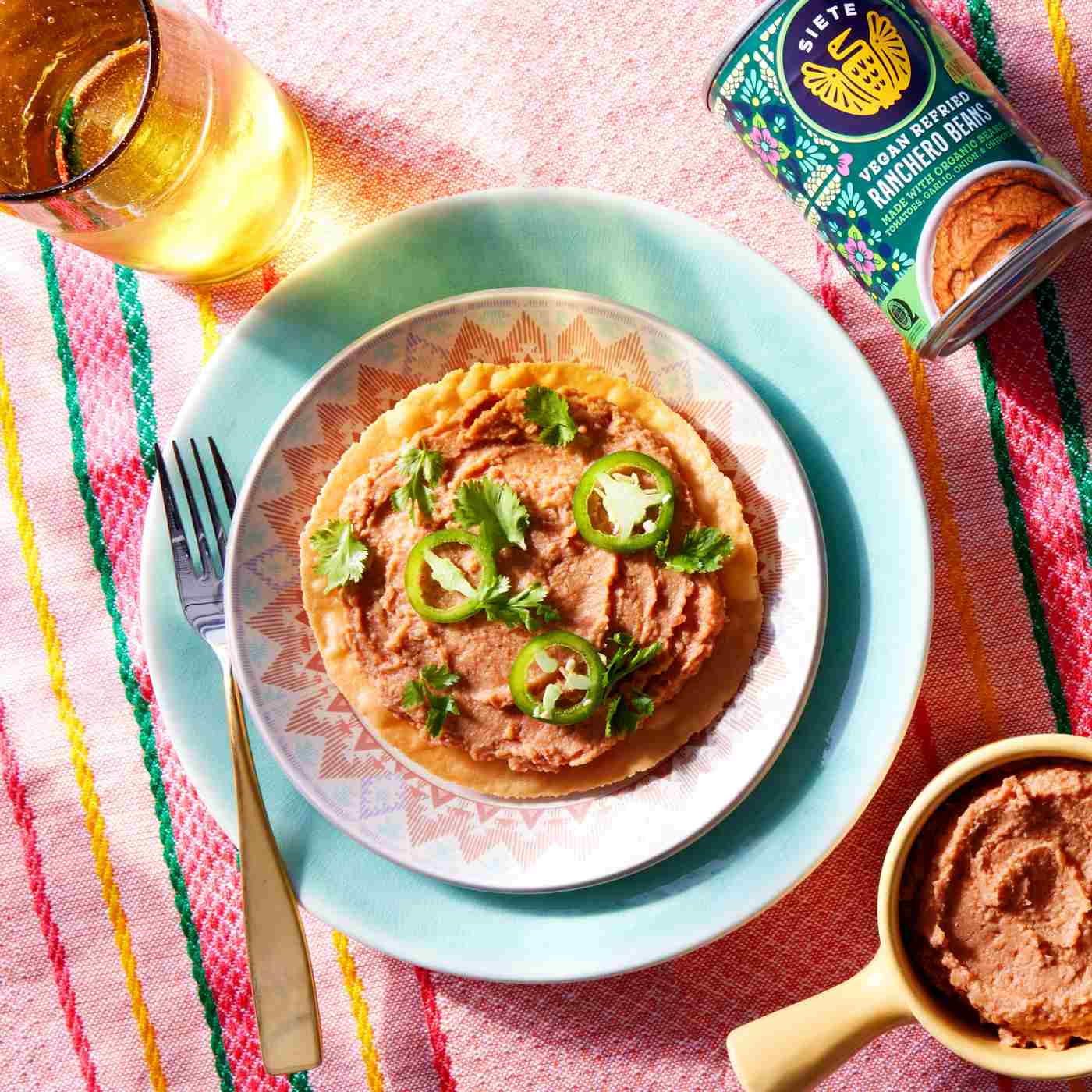 Siete Vegan Refried Ranchero Beans; image 3 of 5