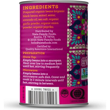 Siete Vegan Refried Black Beans
