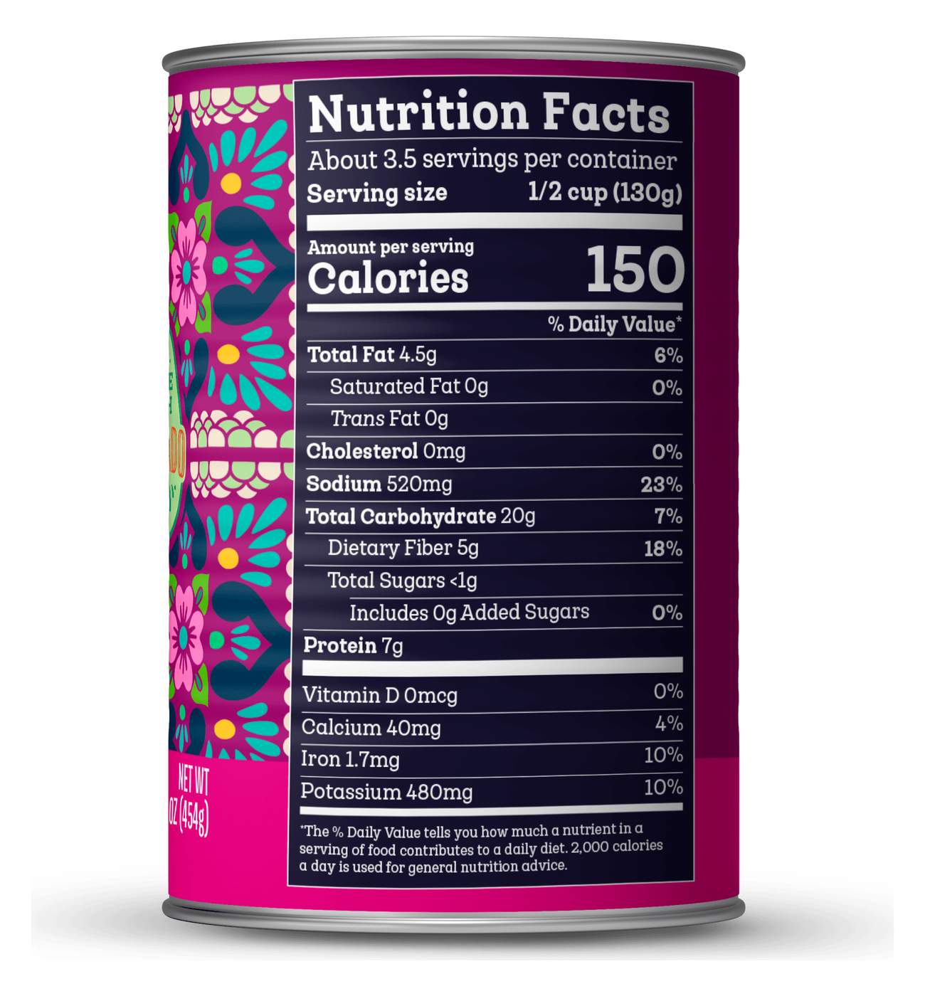 Siete Vegan Refried Black Beans; image 6 of 7