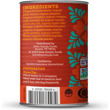 Siete Charro Beans, 15.5 oz