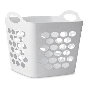 Starplast Square Flex Laundry Basket - White