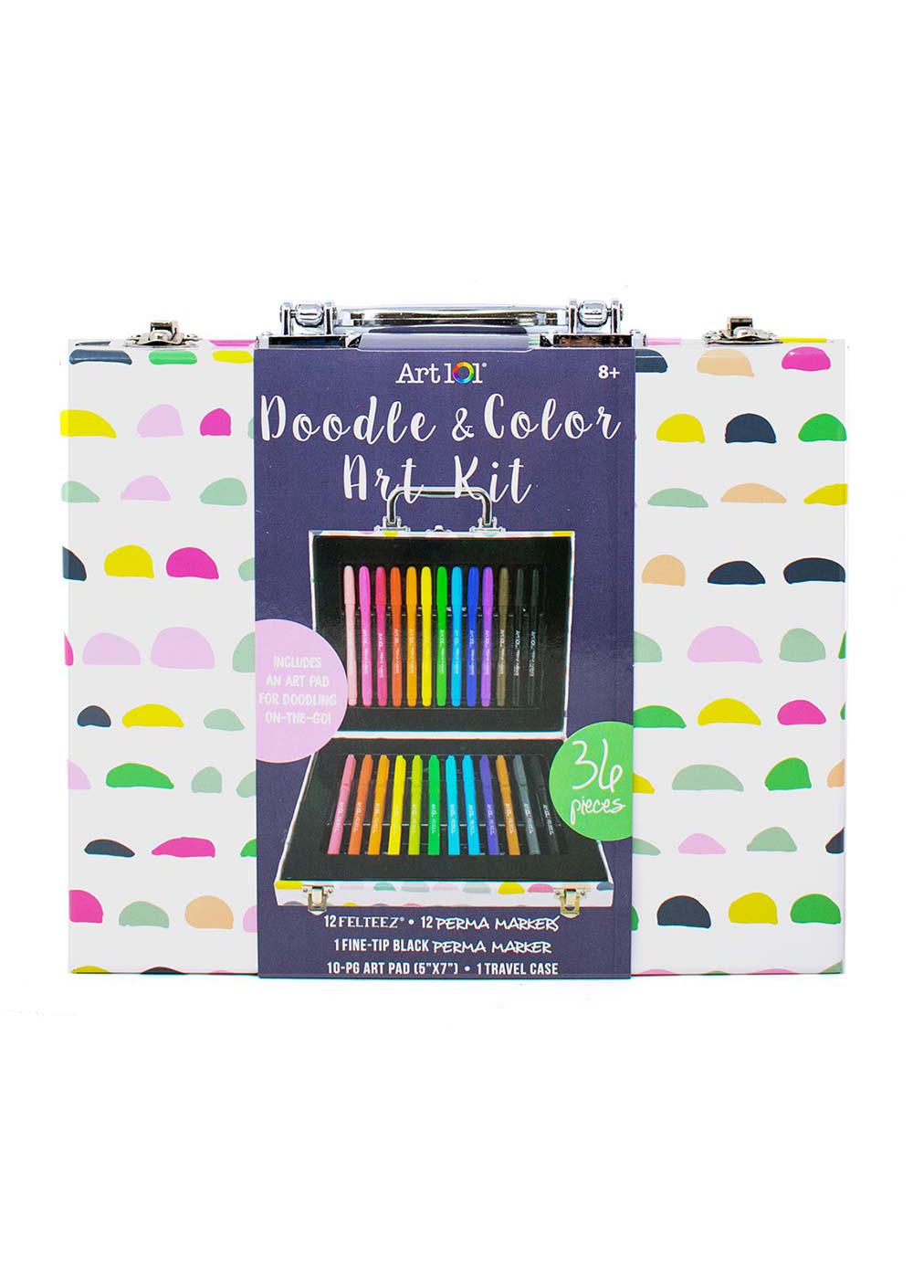 Art 101 Doodle & Color Art Kit Shop Kits at HEB