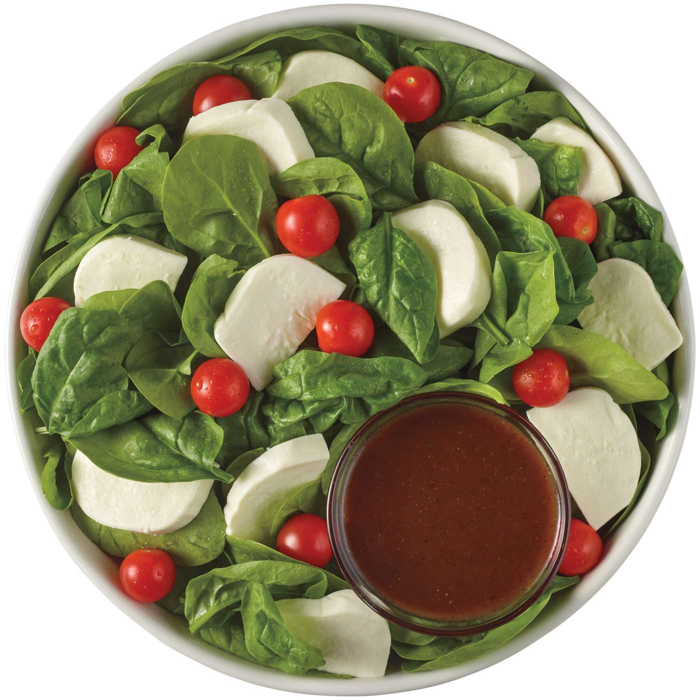 Meal Simple by H-E-B Spinach Caprese Family-Size Salad with Balsamic Vinaigrette; image 2 of 2