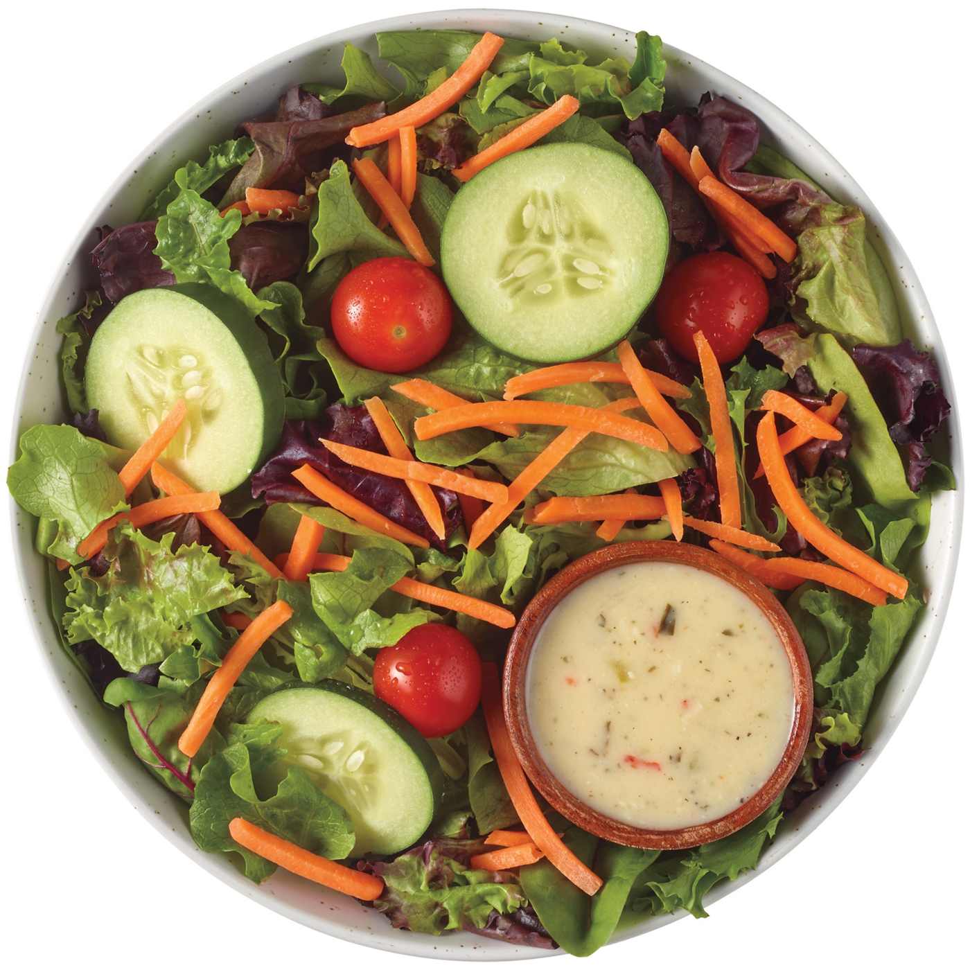 Meal Simple by H-E-B Garden Side Salad with Creamy Italian Dressing; image 2 of 2